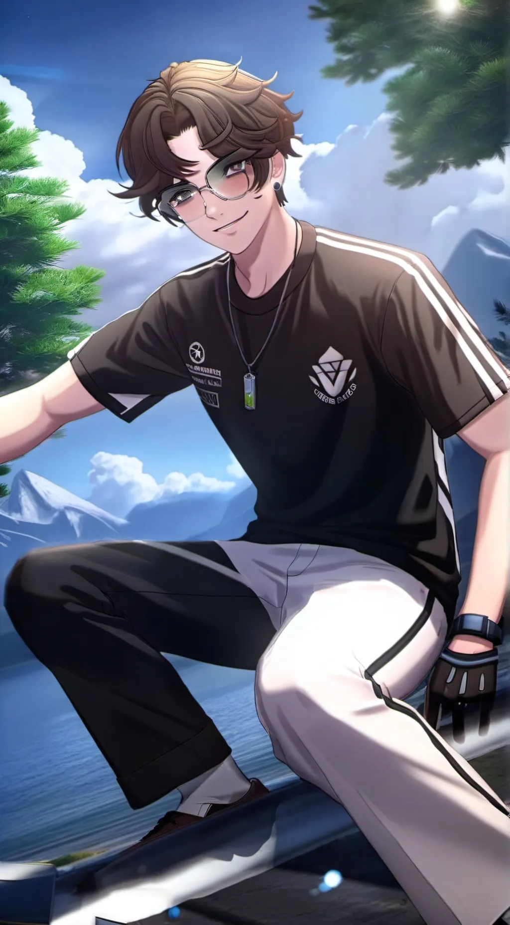 ai character: Спирит background