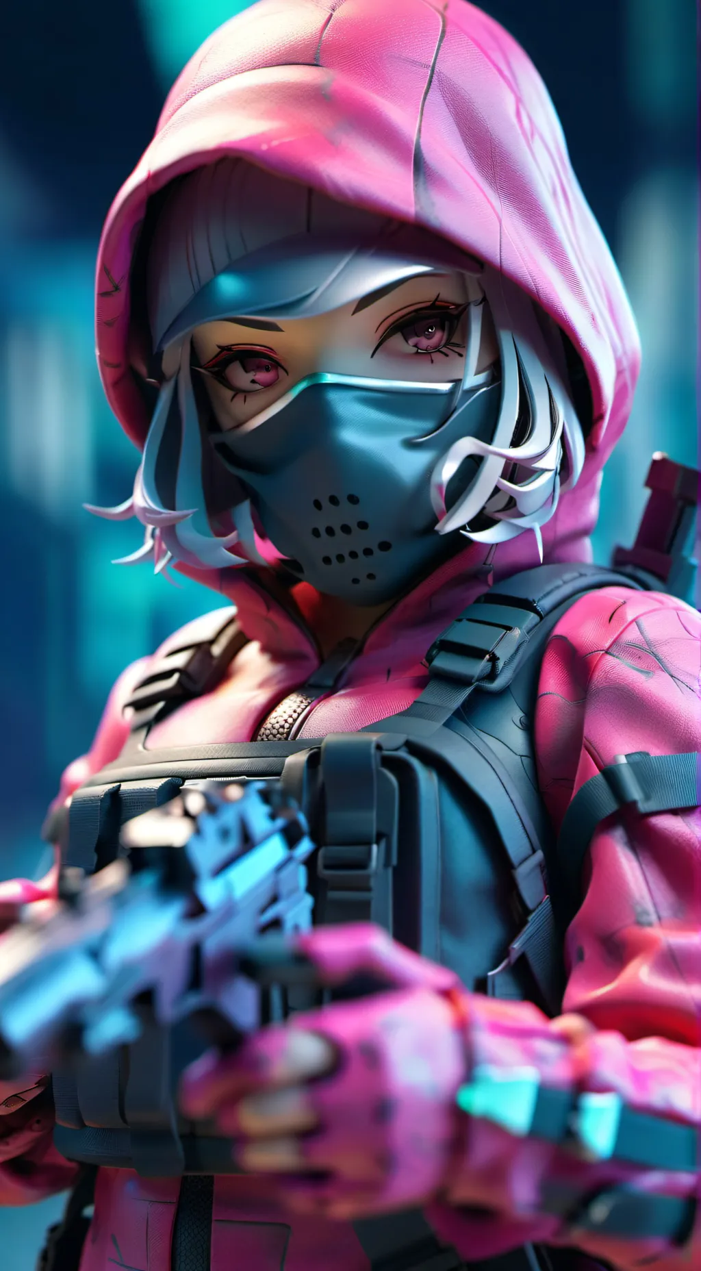 ai character: squid game background