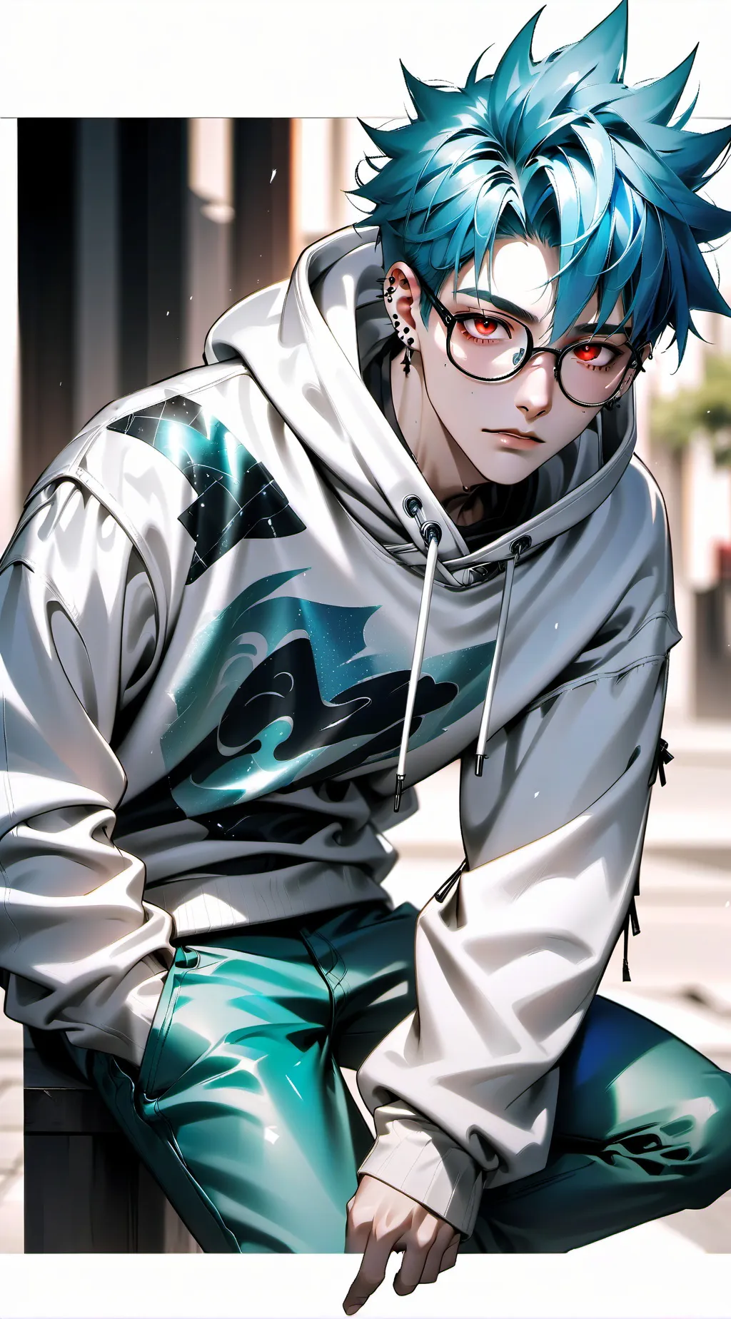 ai character: BakuIida background
