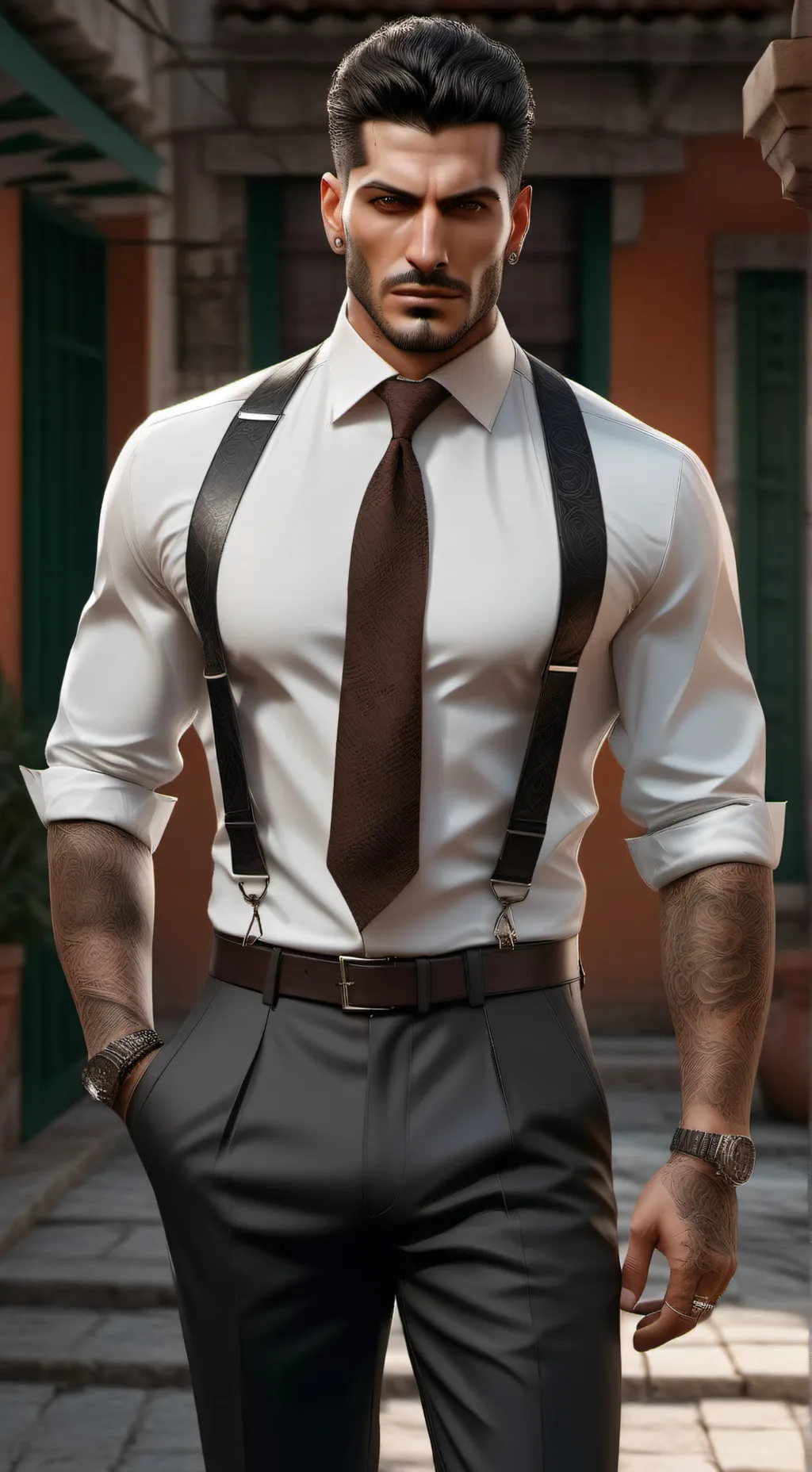ai character: Armando background