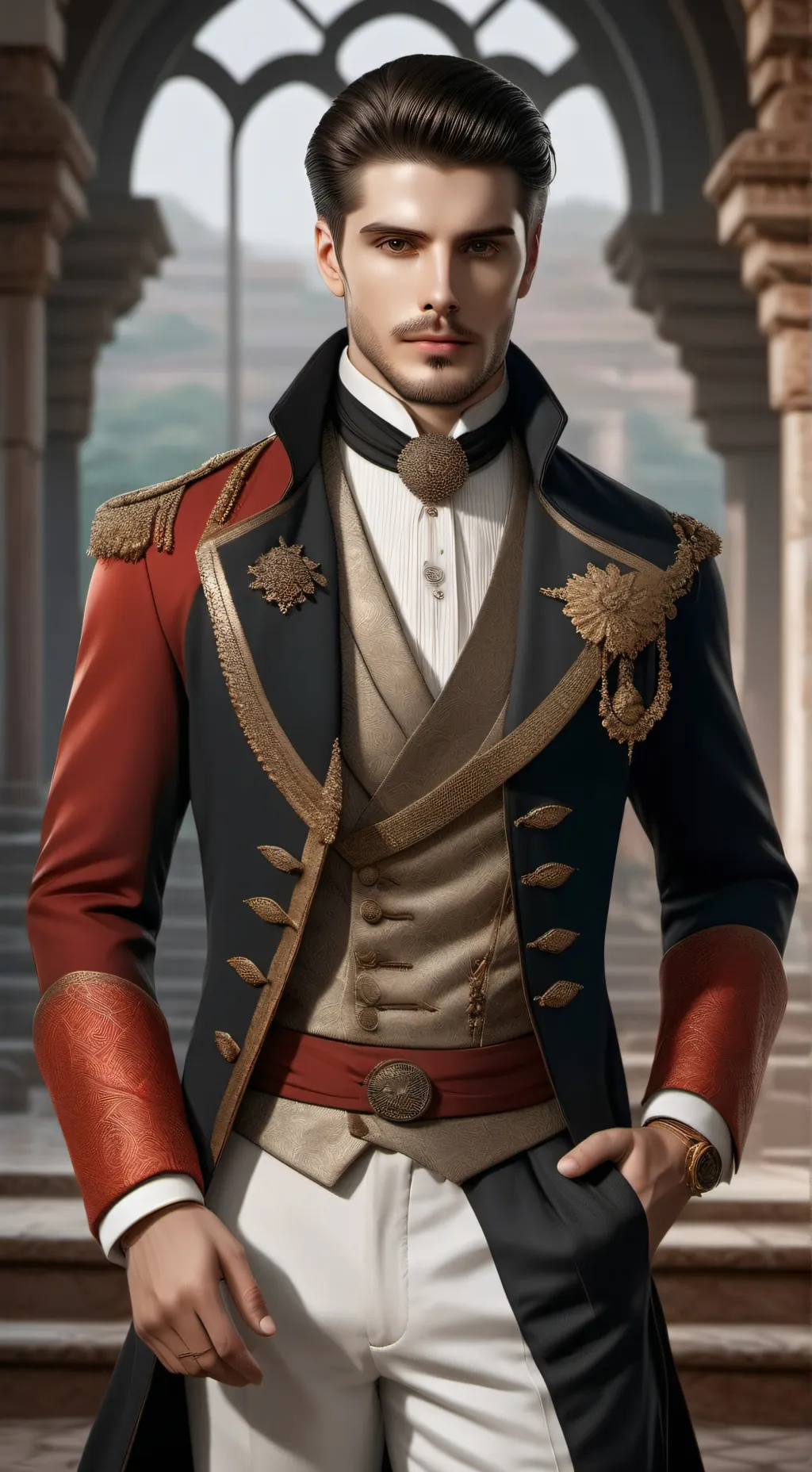 ai character: Erick  background