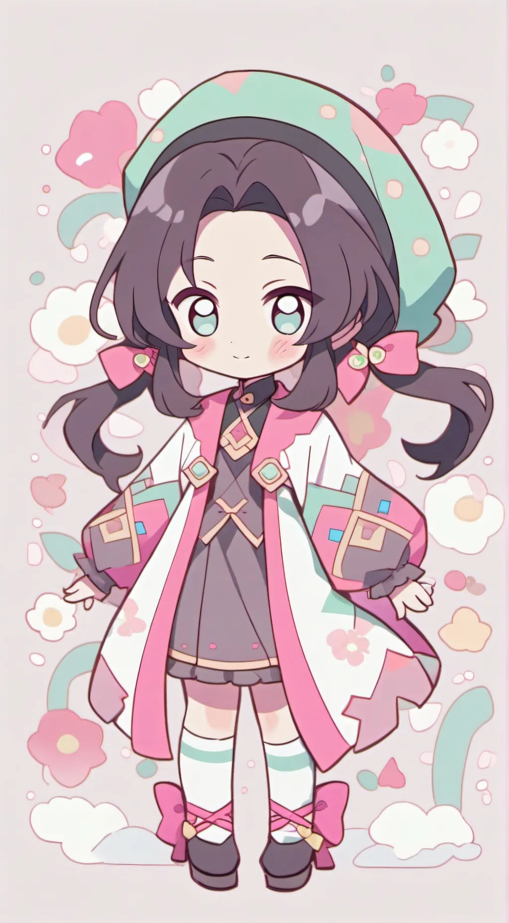 ai character: Kanae y Peter background