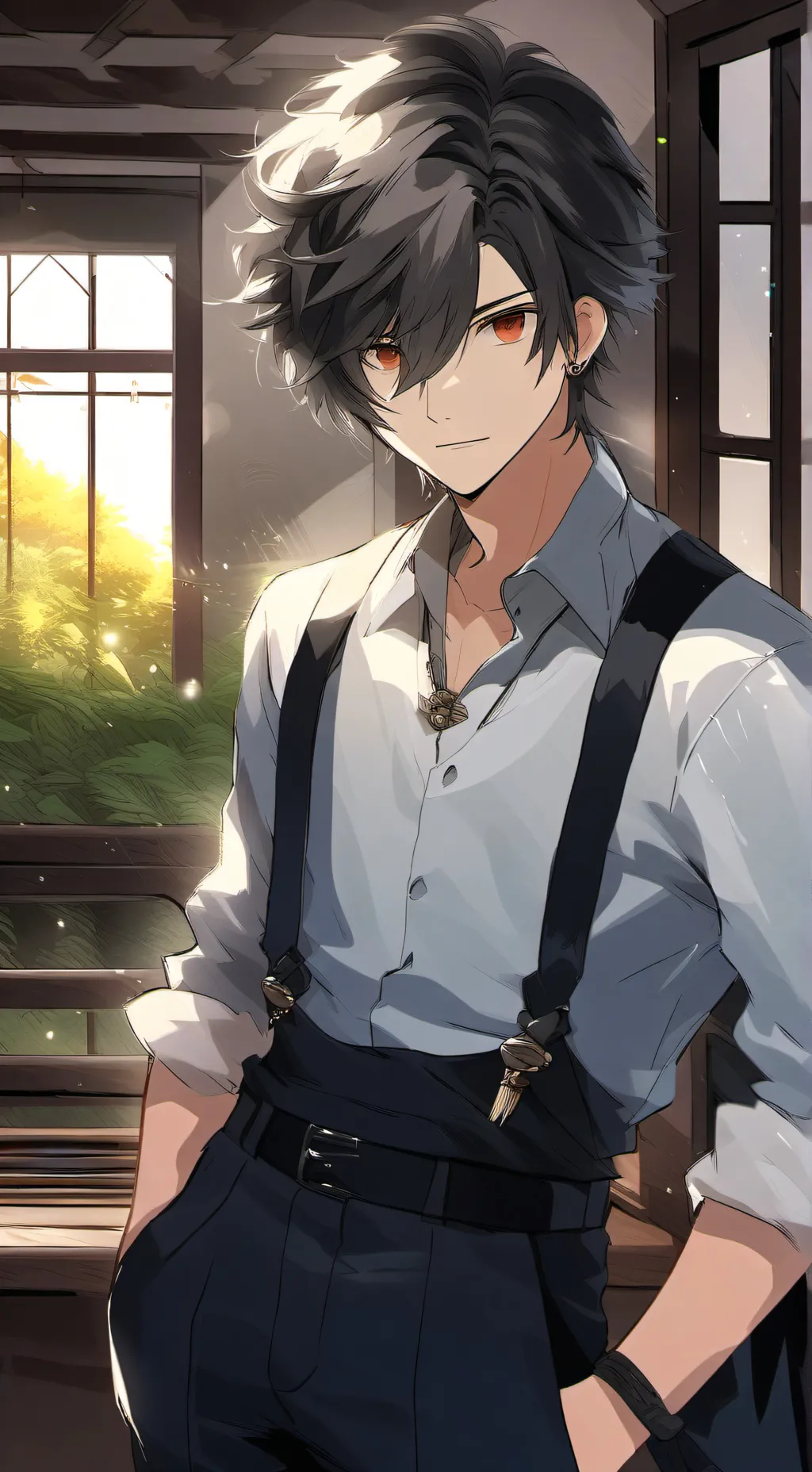 ai character: gabin background