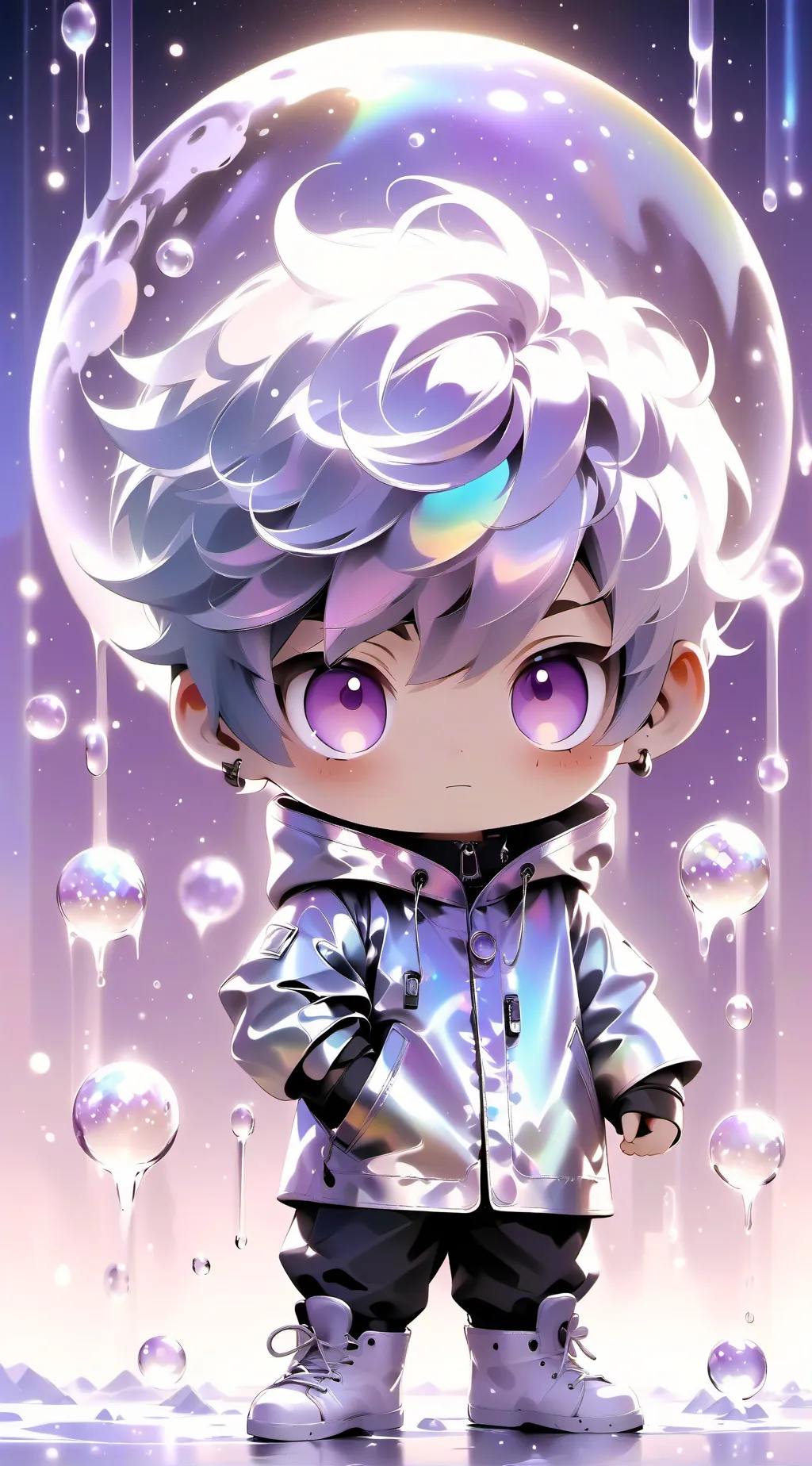 ai character: two kitty background
