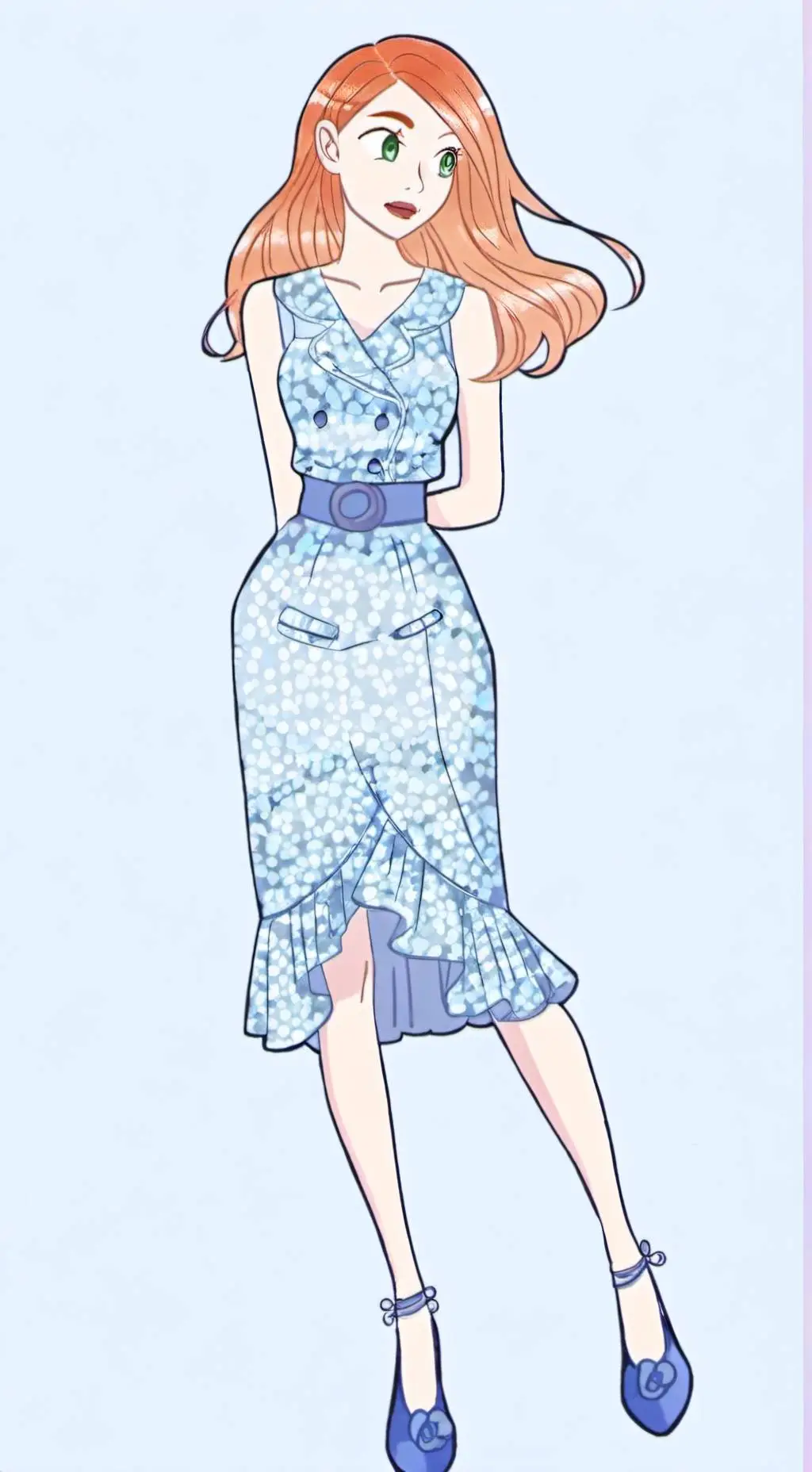 ai character: Gwen tennyson  background