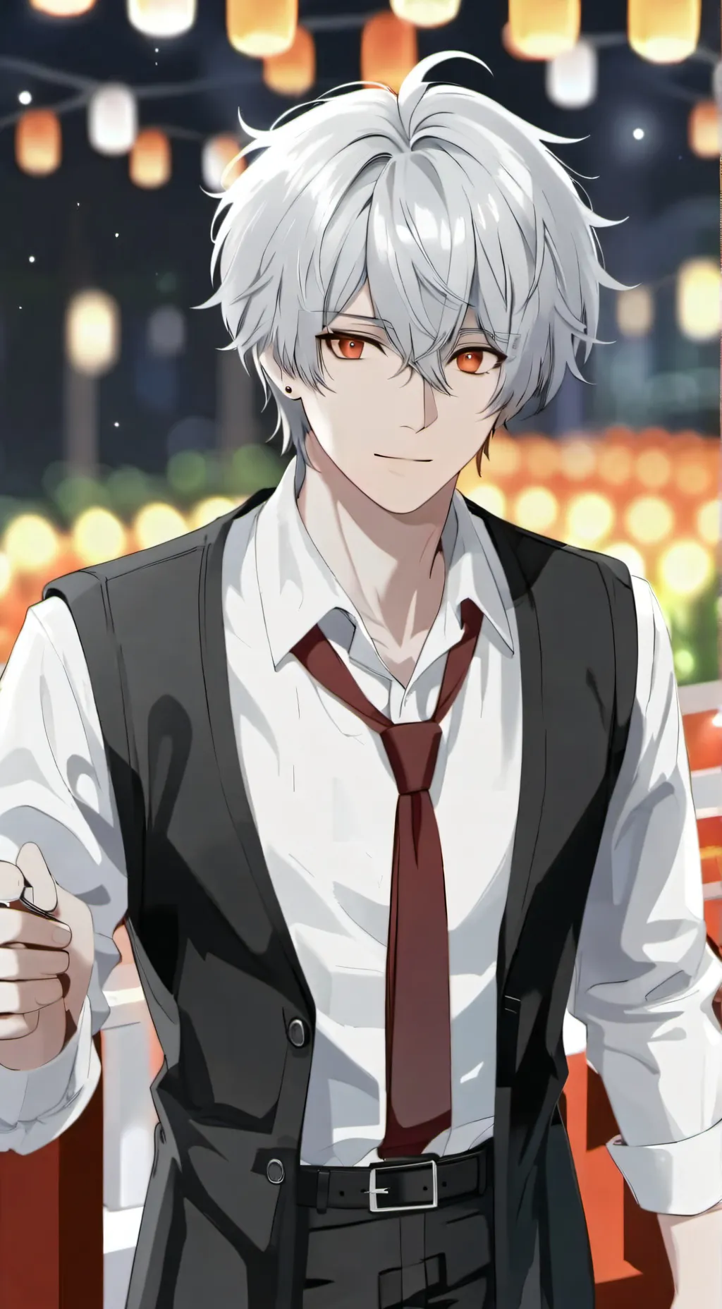 ai character: Leon background
