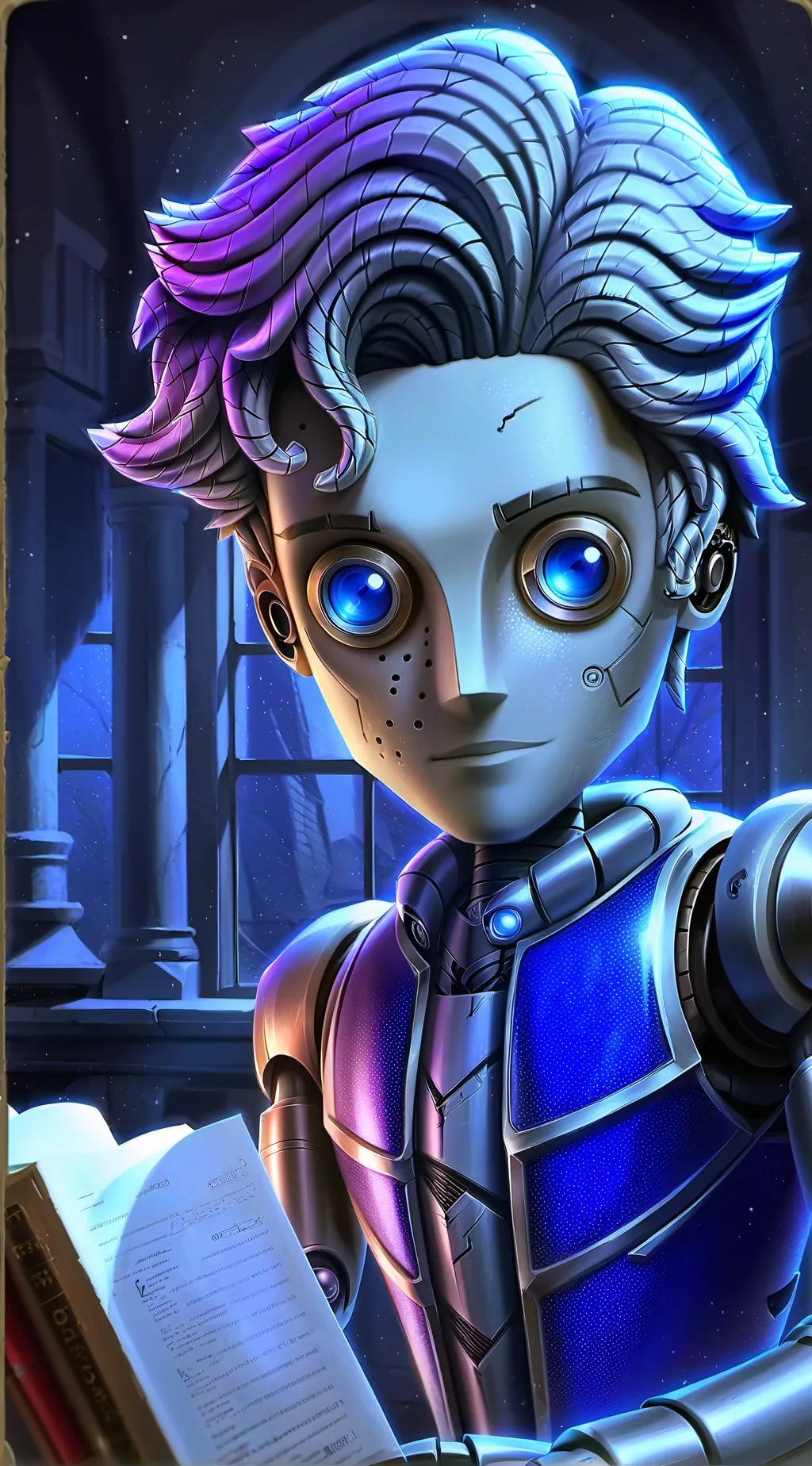 ai character: Scriptor background
