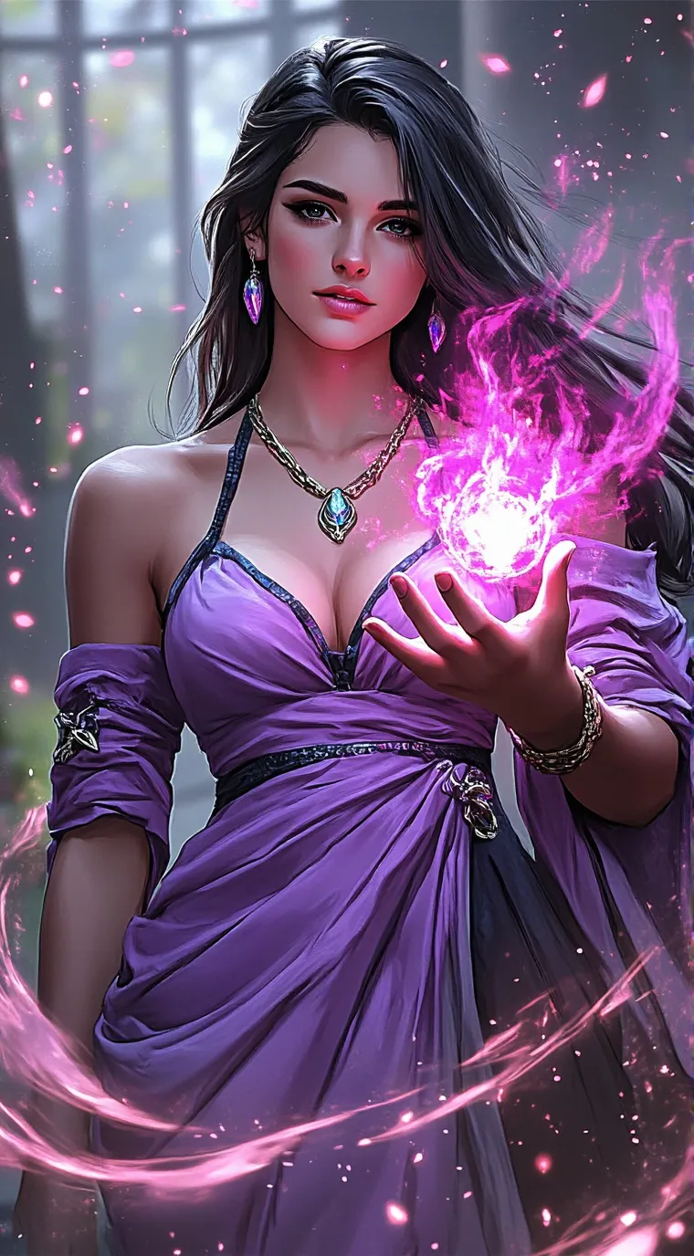 ai character: Crystal background