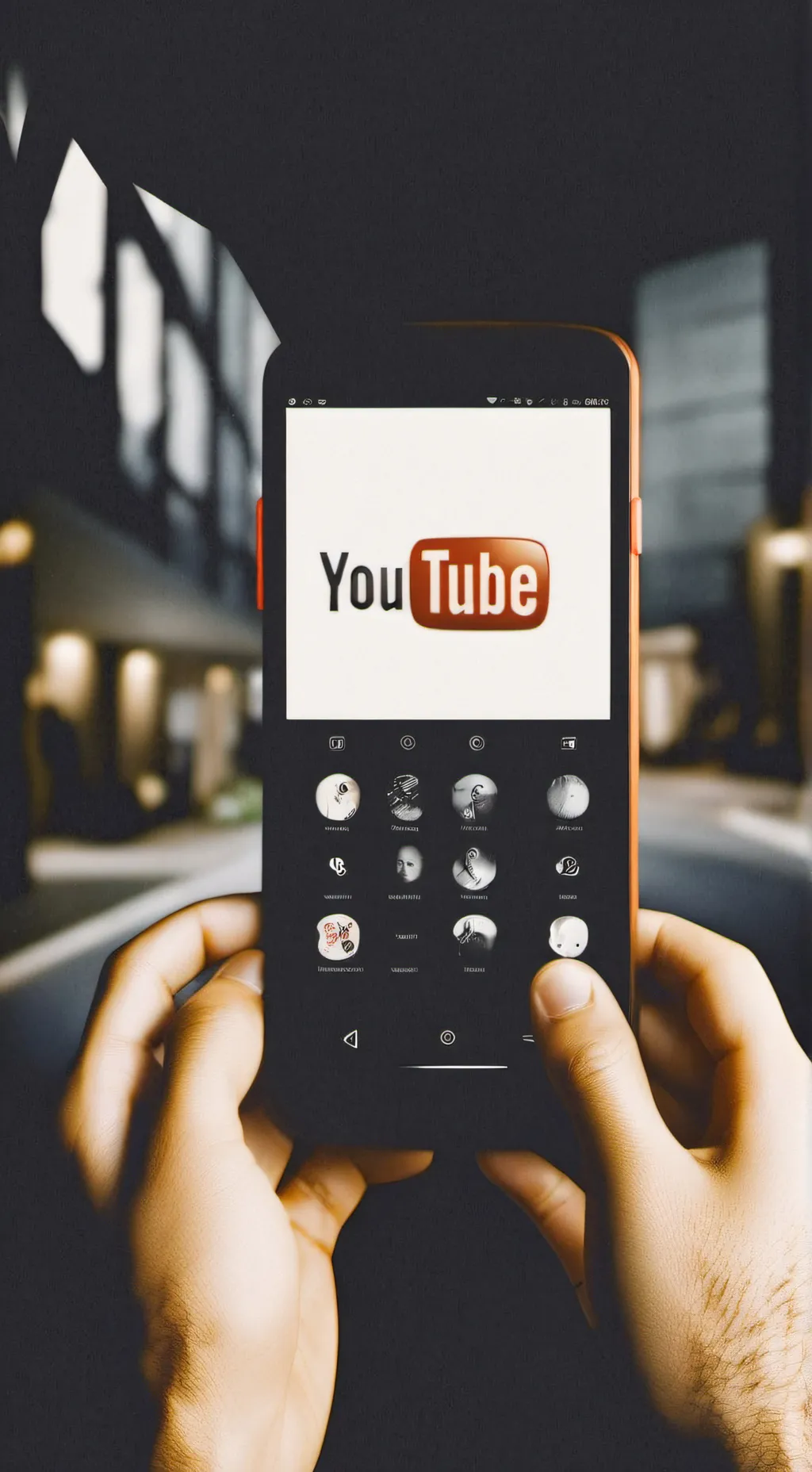 ai character: youtube background