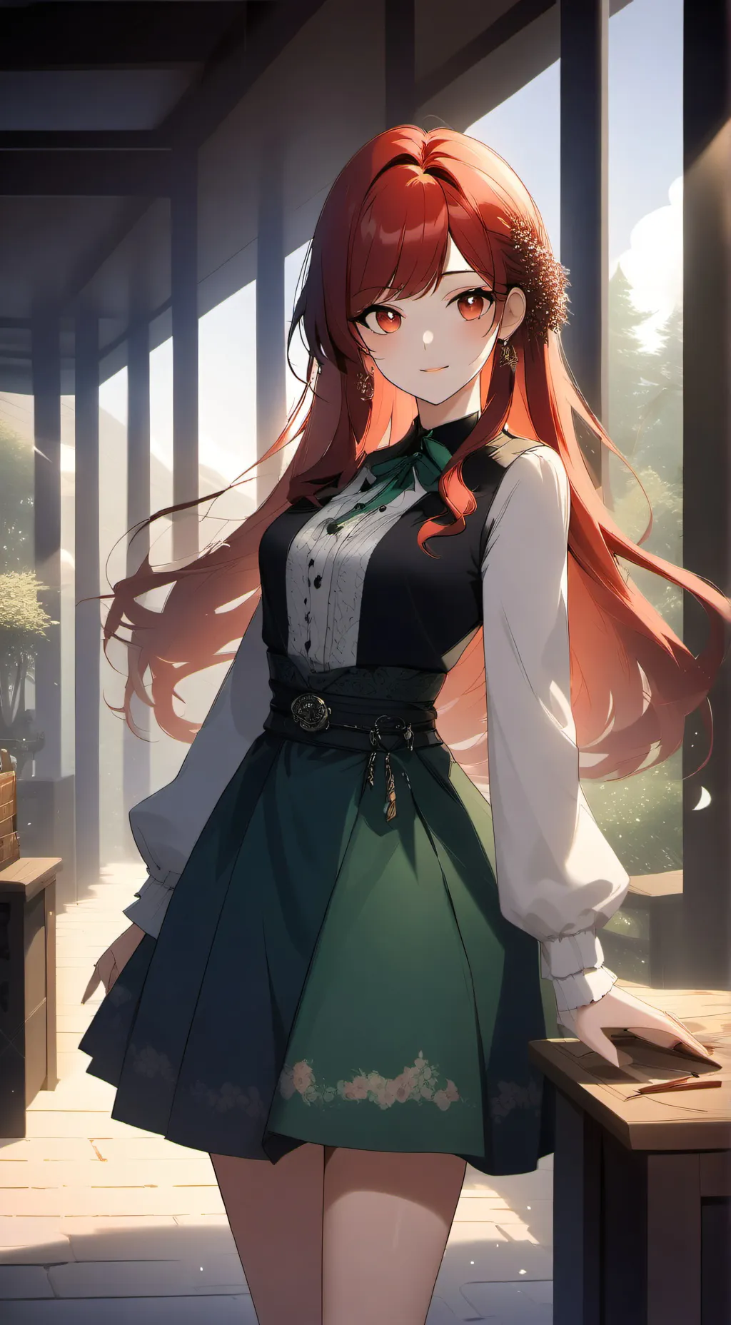 ai character: alexandra viner  background