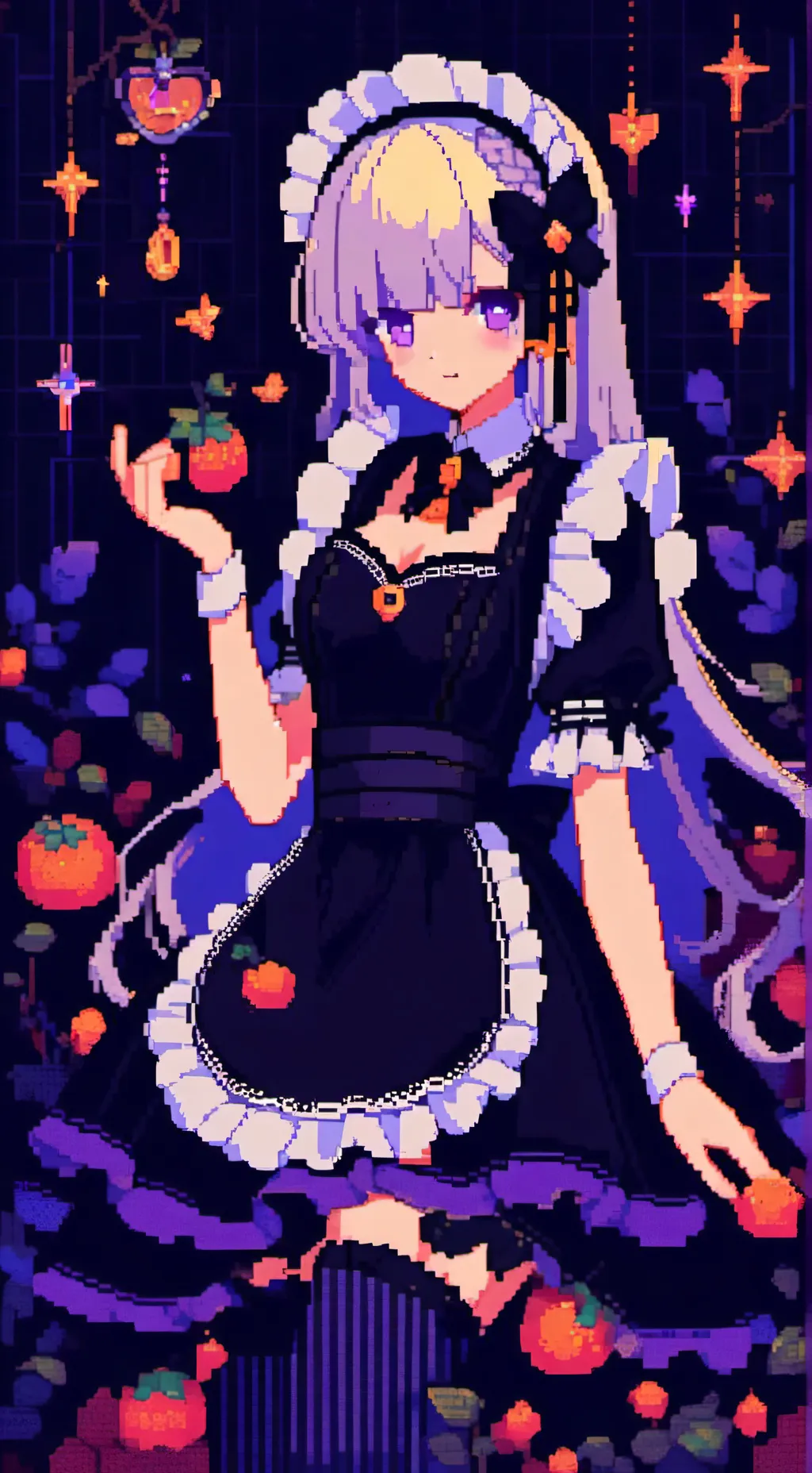 ai character: Loraine  background