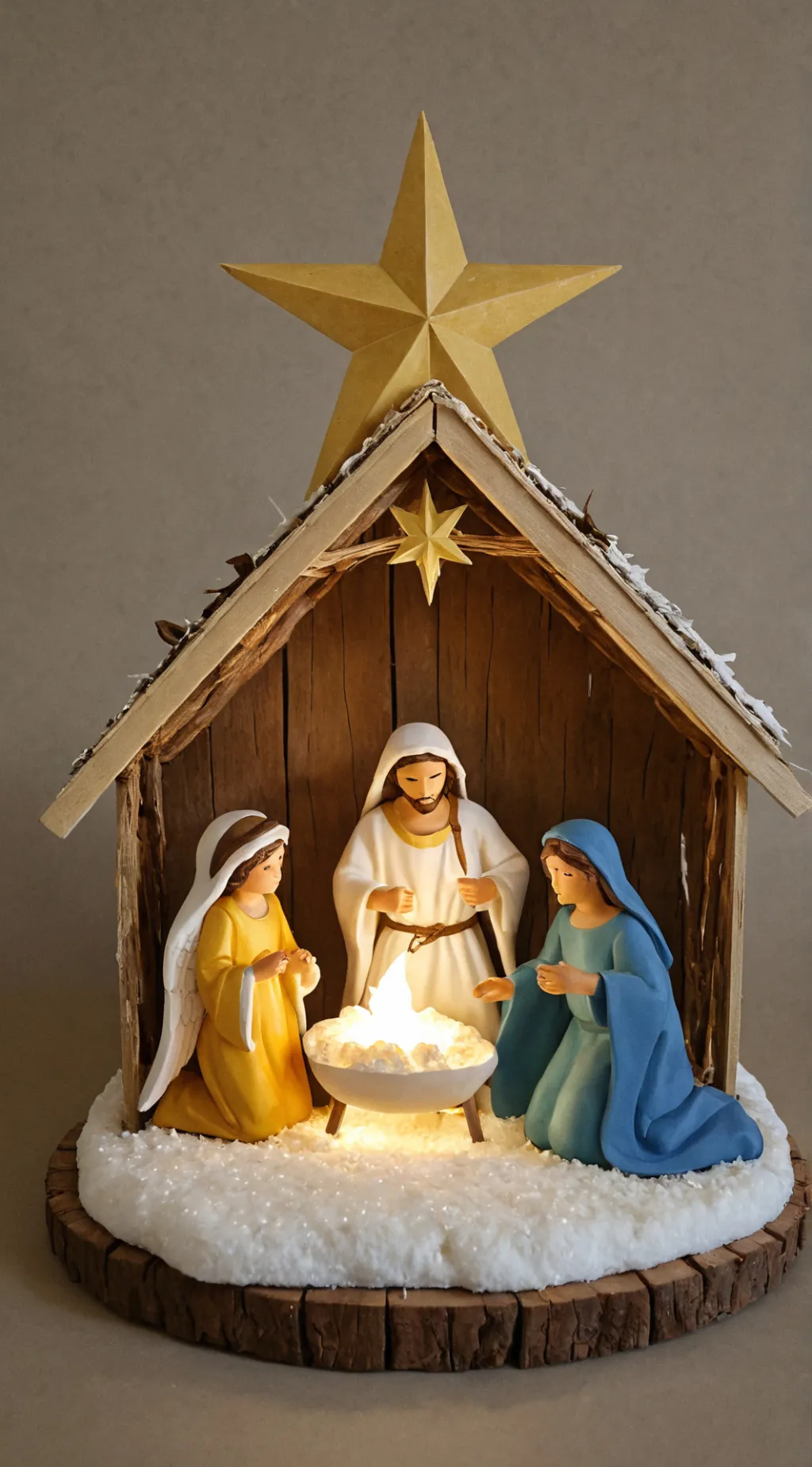 ai character: nativity cast! background