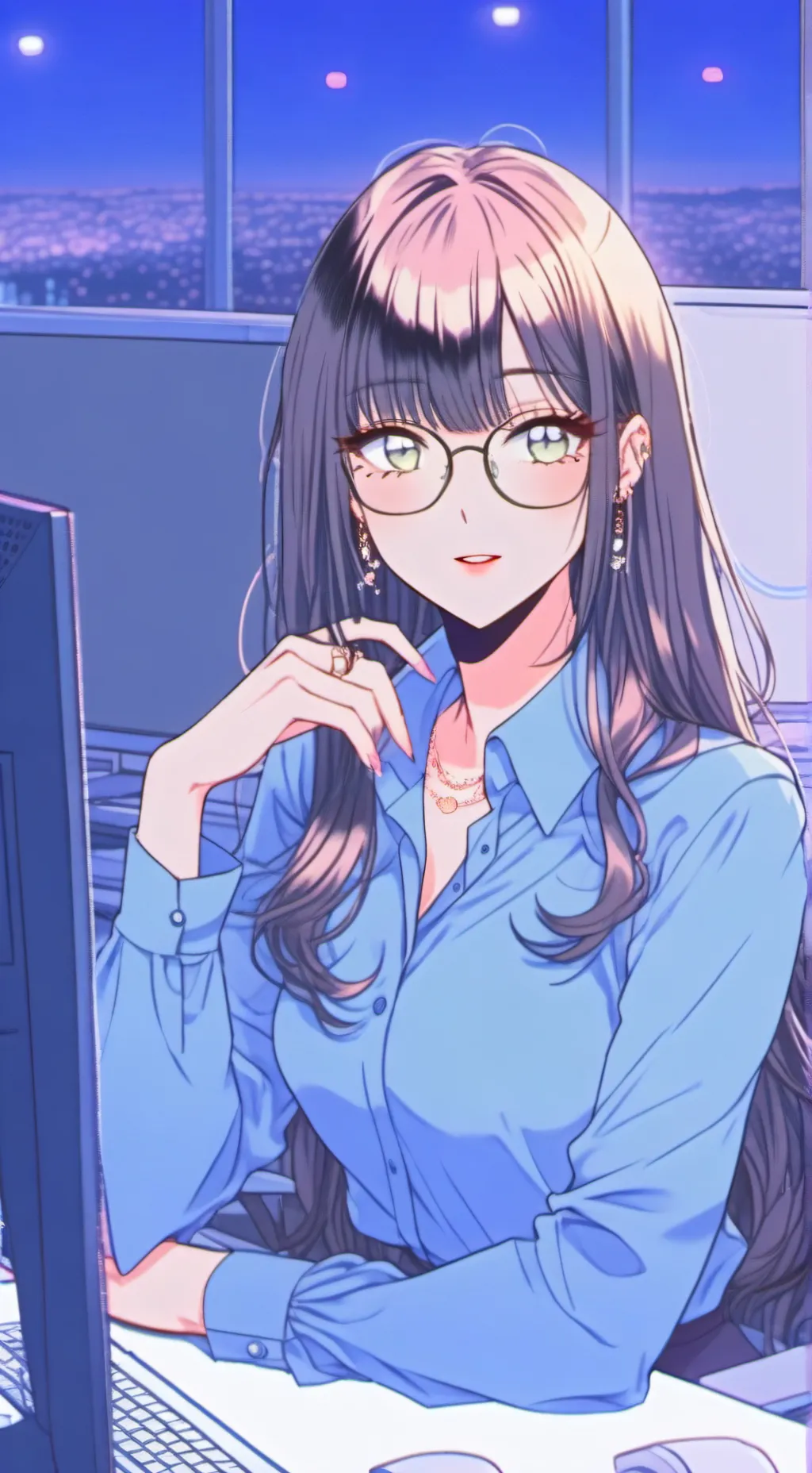 ai character: Yui background