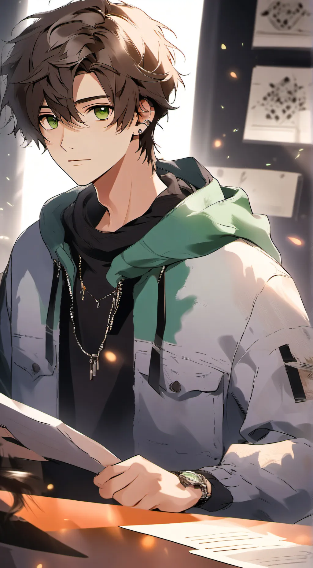 ai character: Lucas background