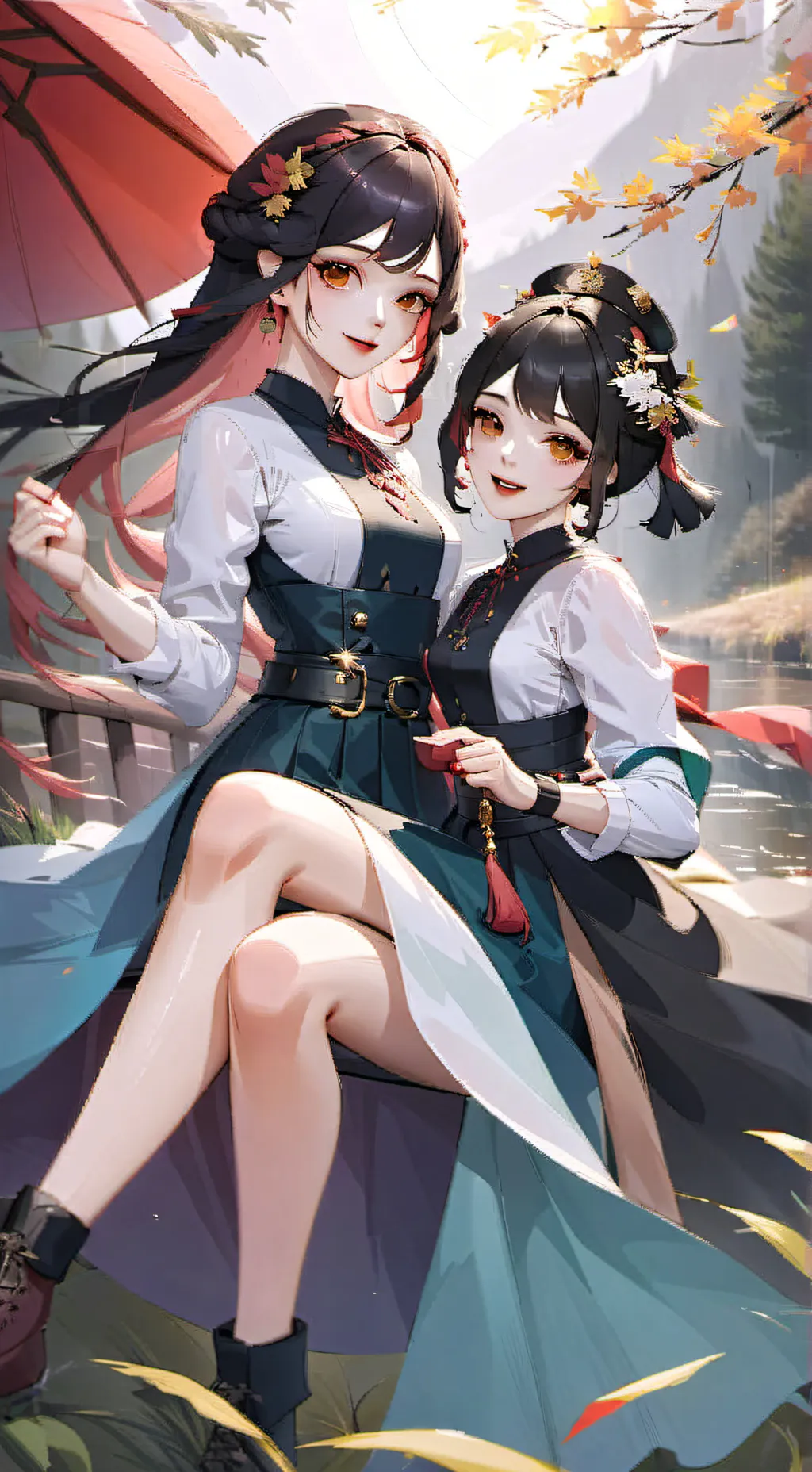 ai character: Lesbian test background