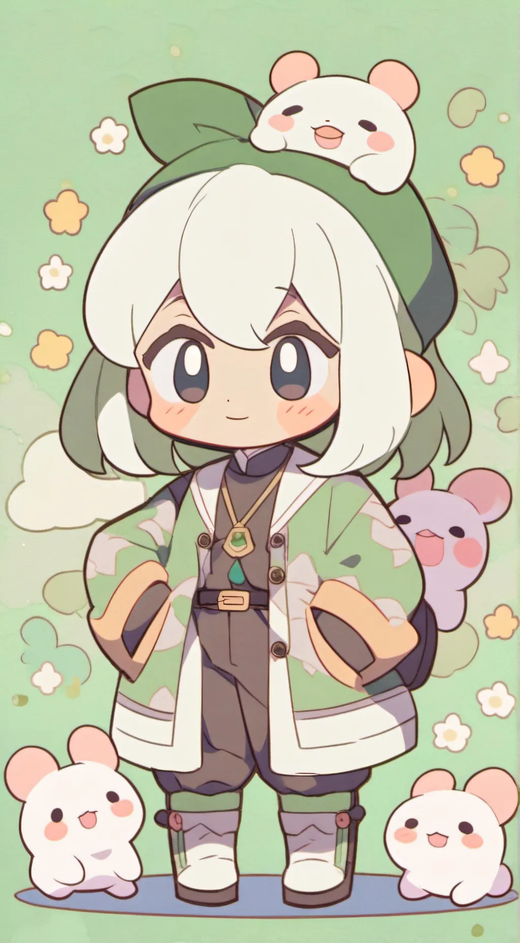 ai character: amigo de fancia background