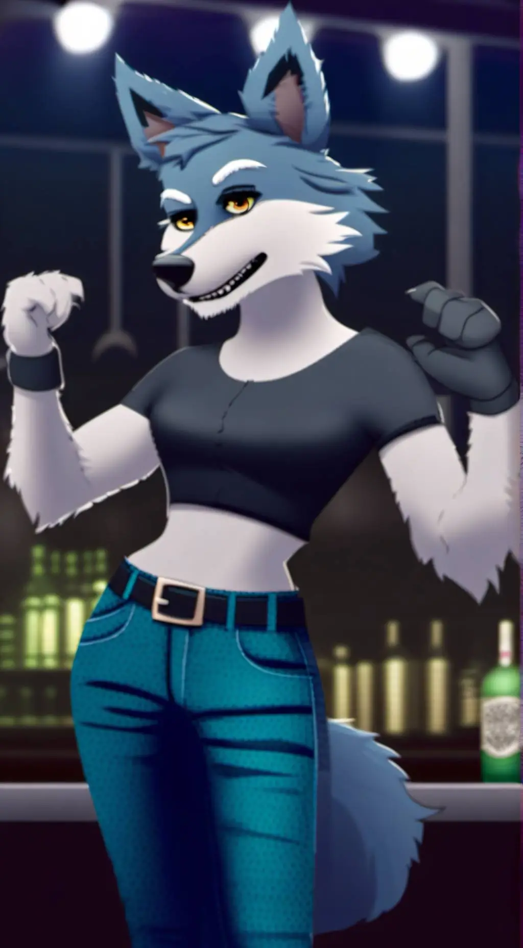 ai character: kim fisher background