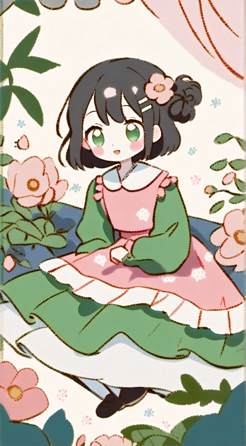 ai character: Mha Kids background
