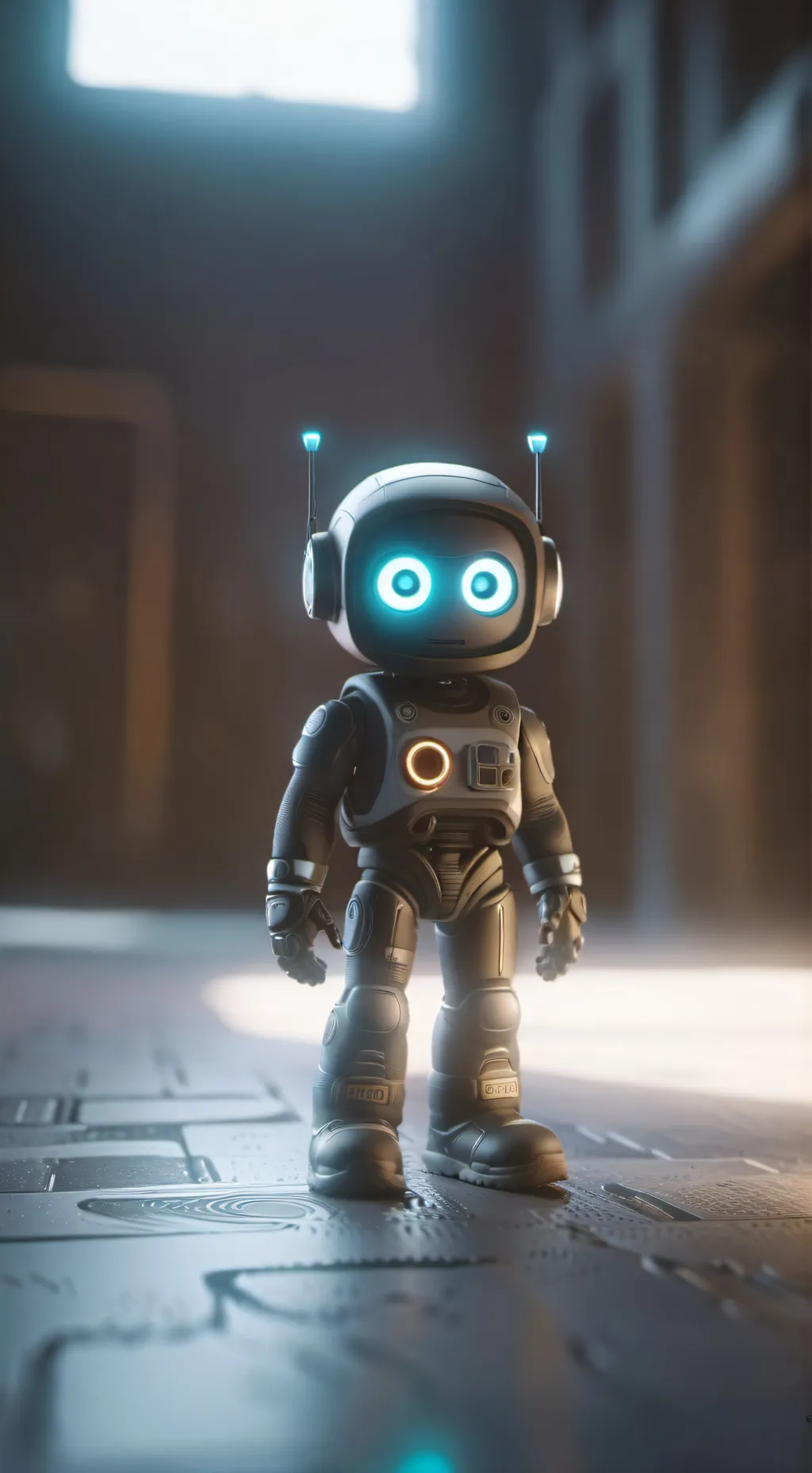 ai character: Emo the robot!  background