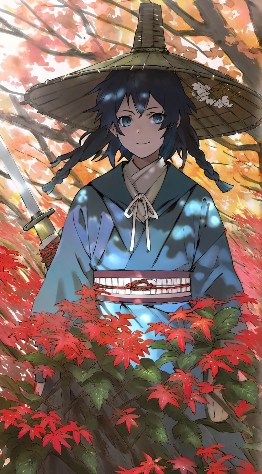 ai character: Jjk pass phone  background