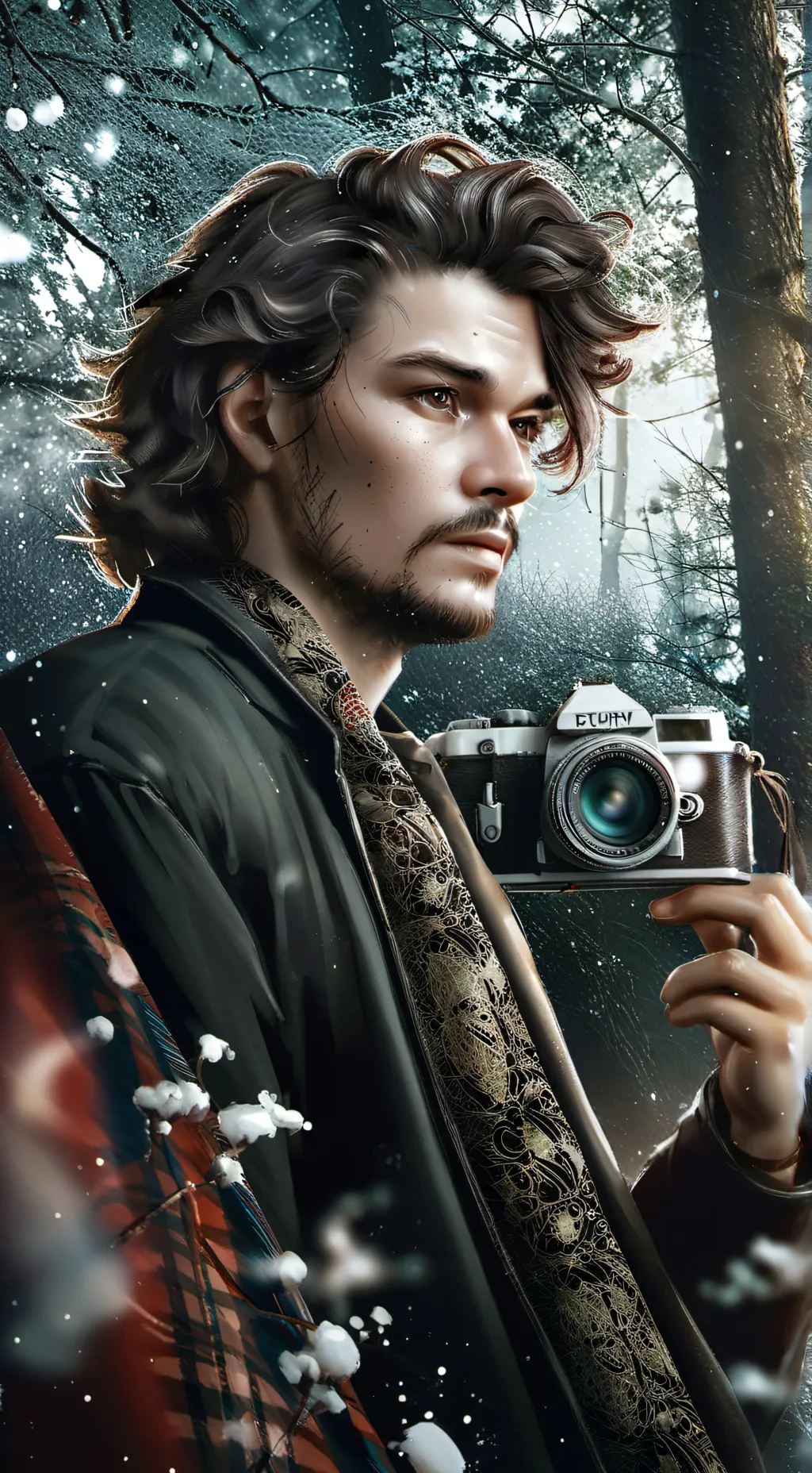 ai character: Alex. Supertramp  background