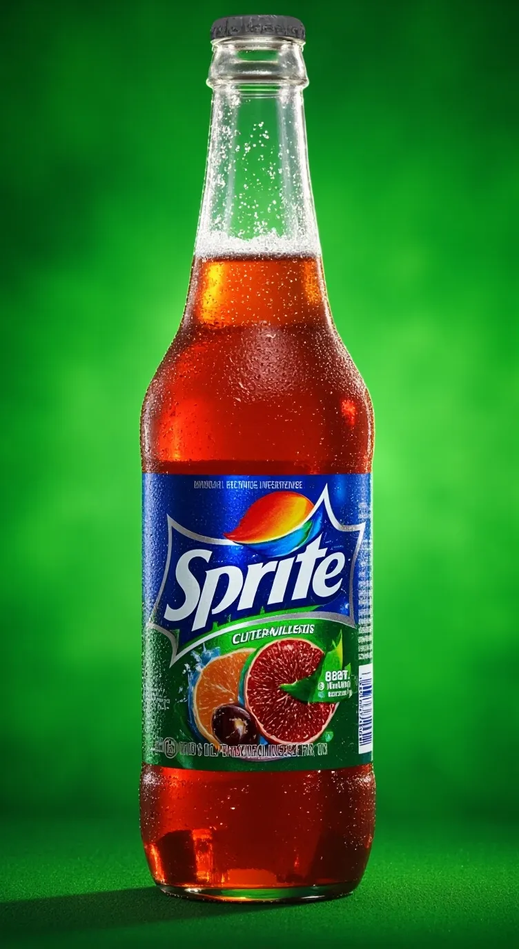 ai character: Sprite soda background