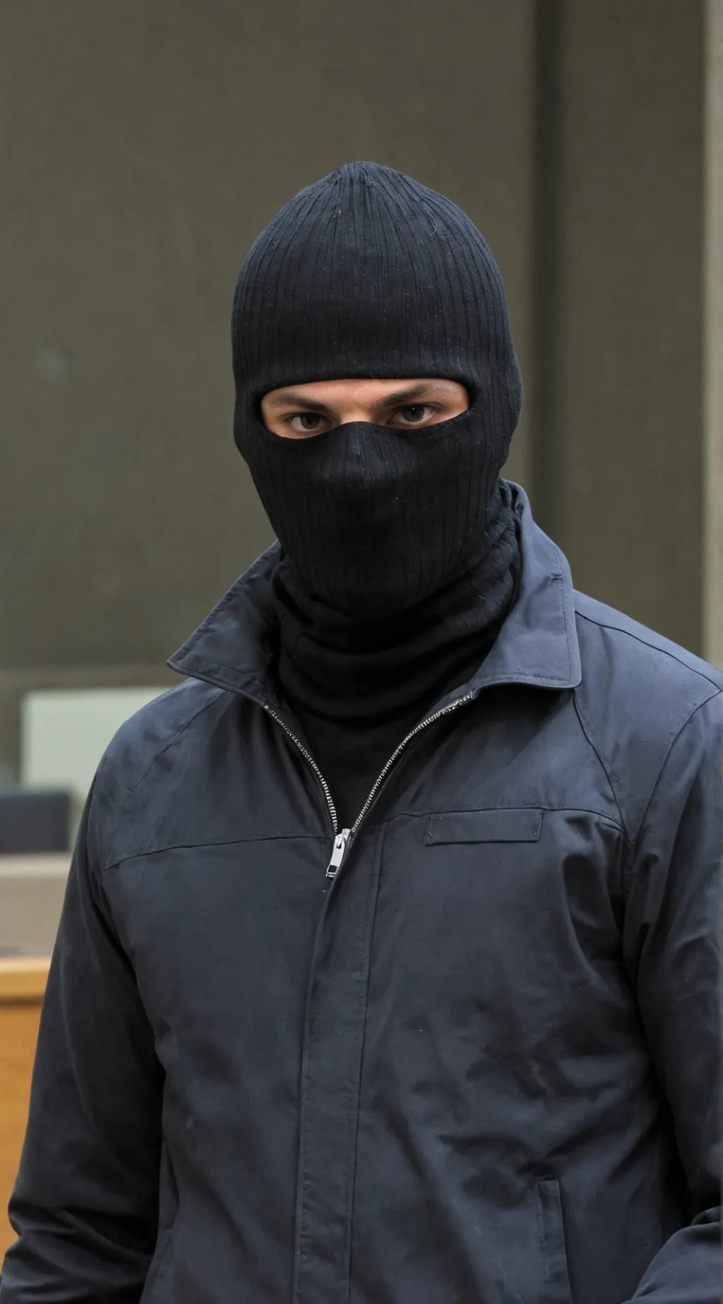 ai character: Bank robber background