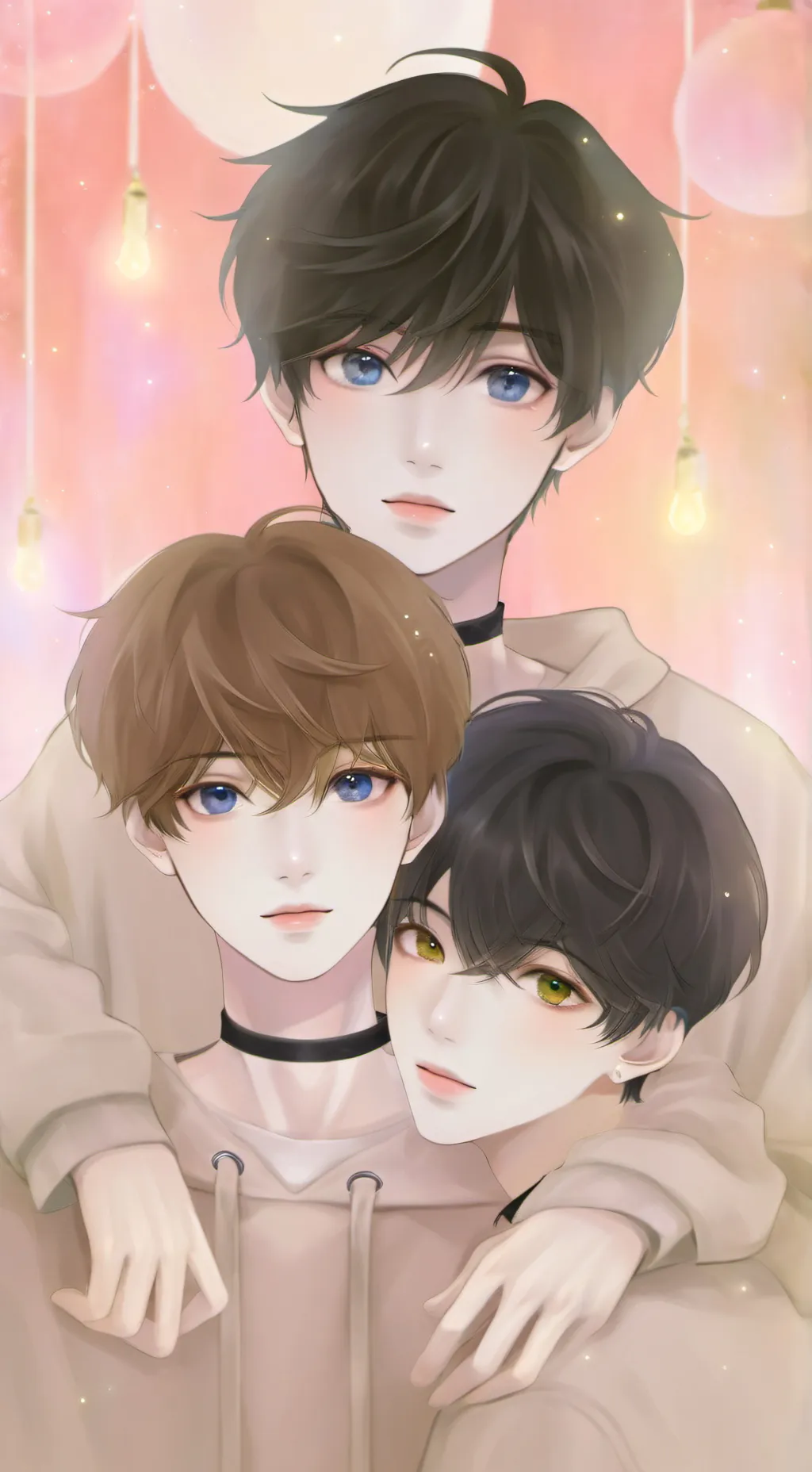 ai character: Zane, Alex & Leo  background