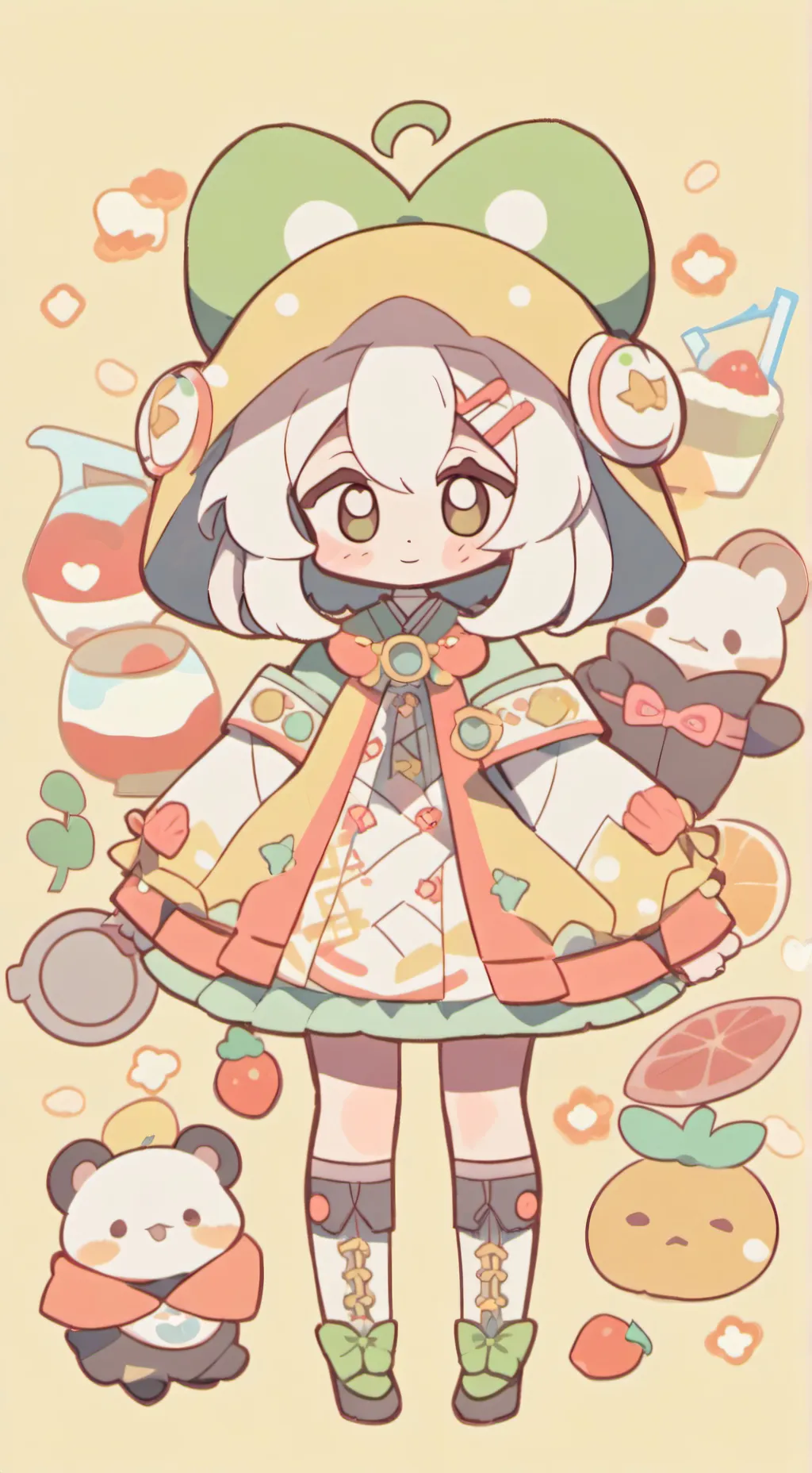 ai character: dandys world  background