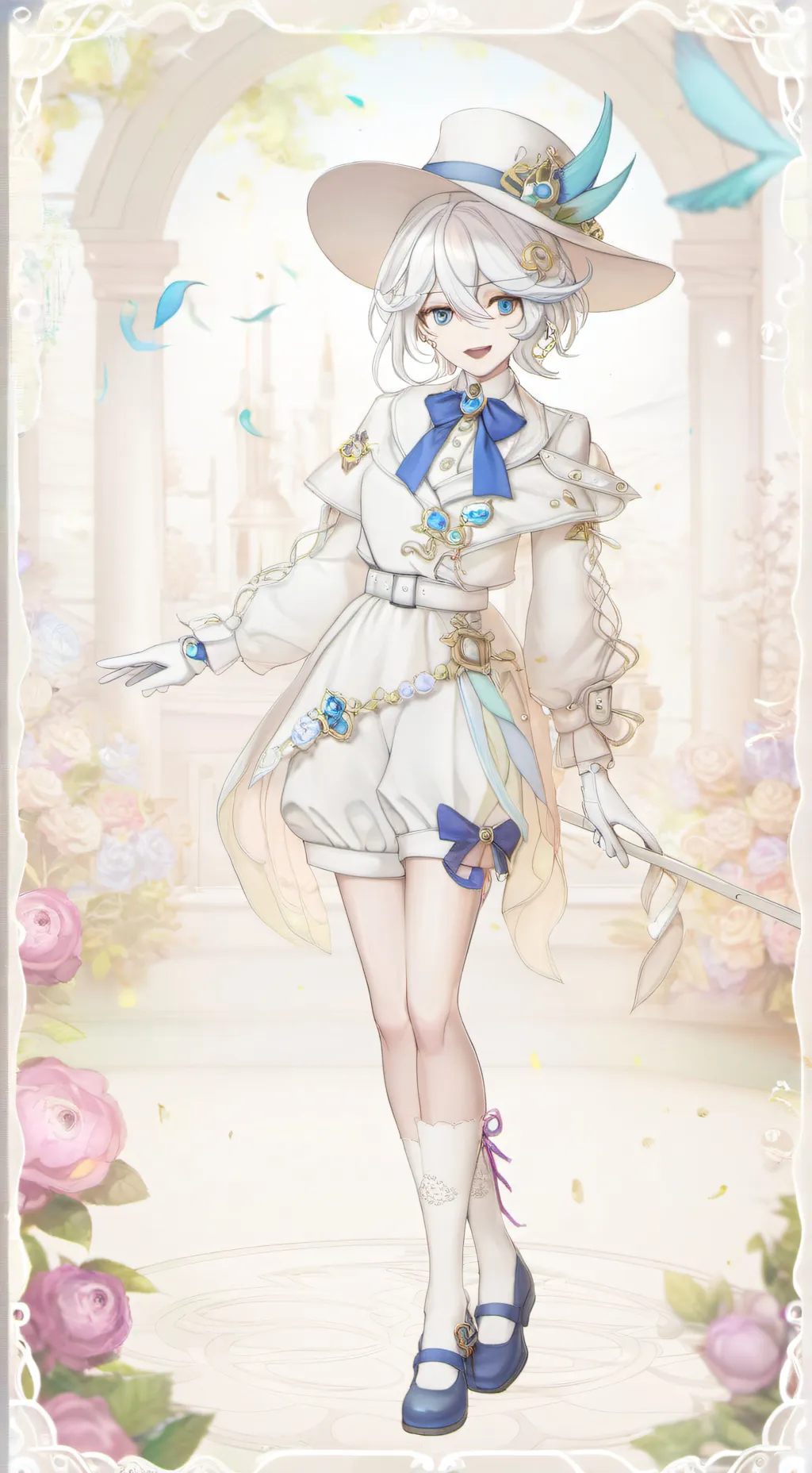 ai character: Lily  background
