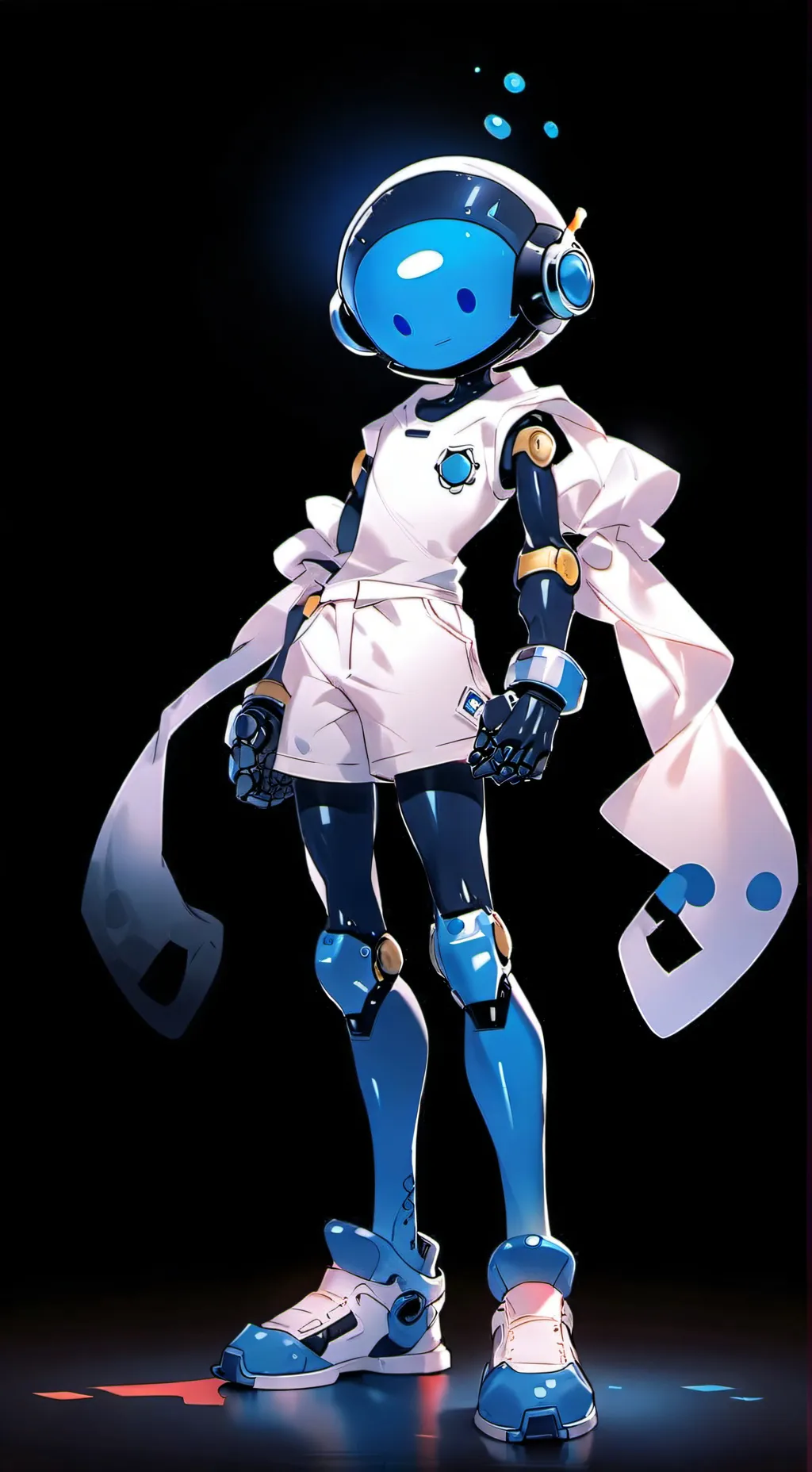 ai character: blu  background