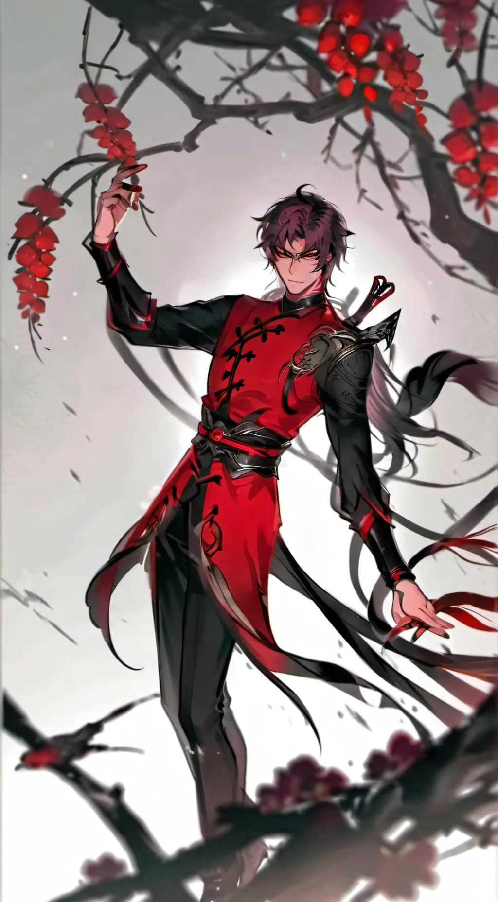 ai character: Human Shadow background