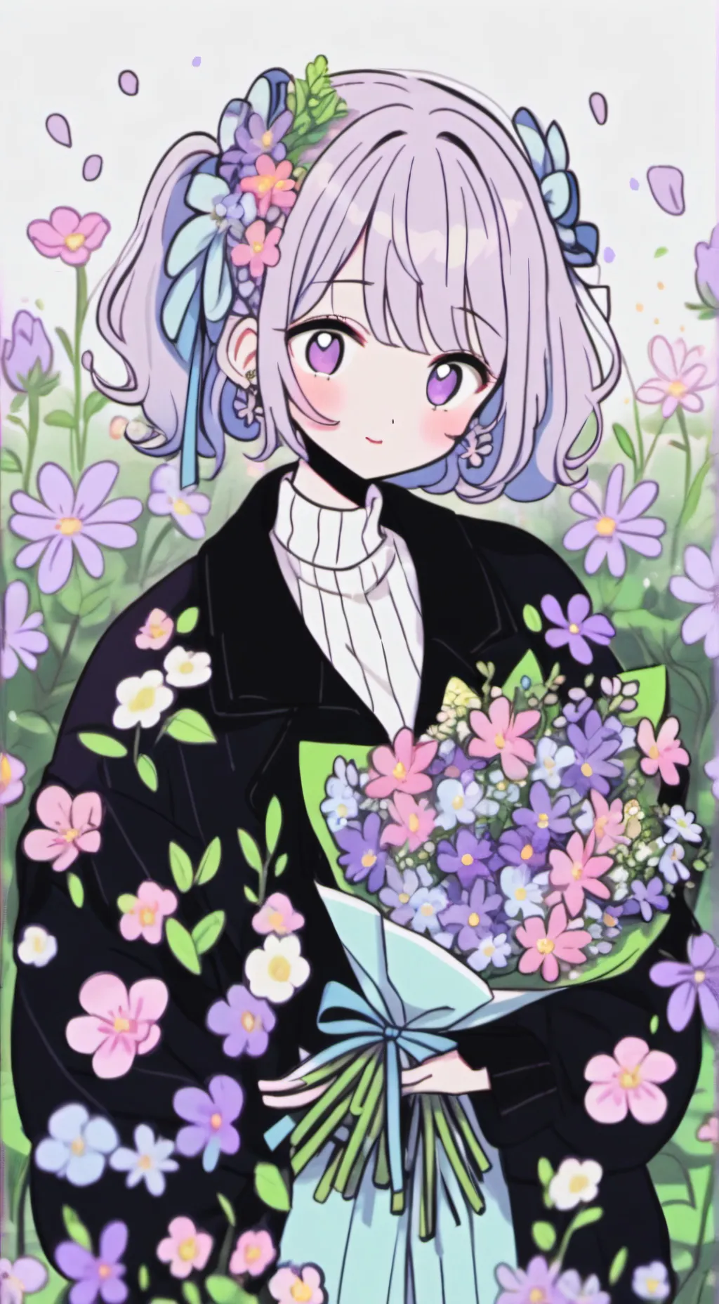 ai character: Hanahaki background