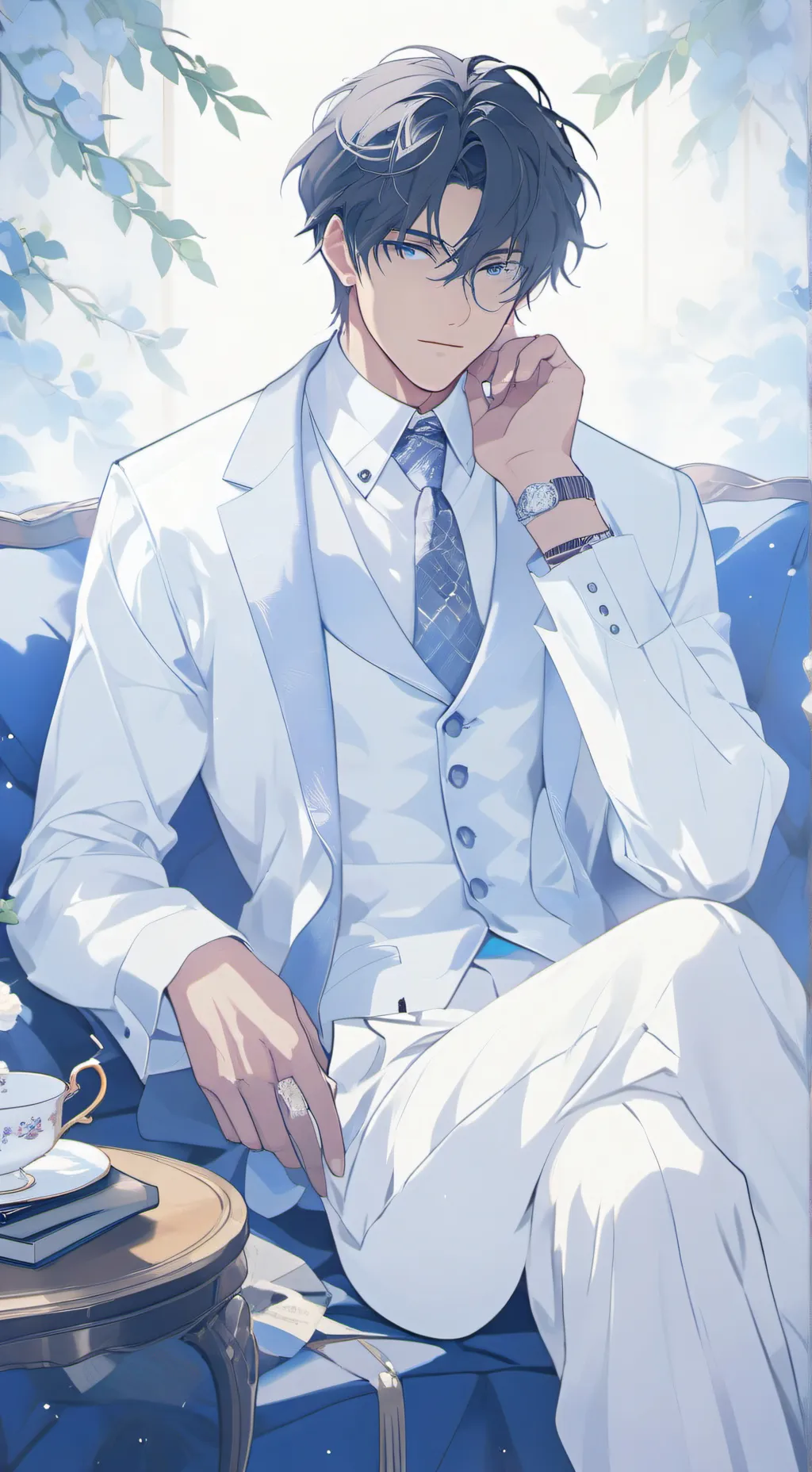 ai character: Damien background