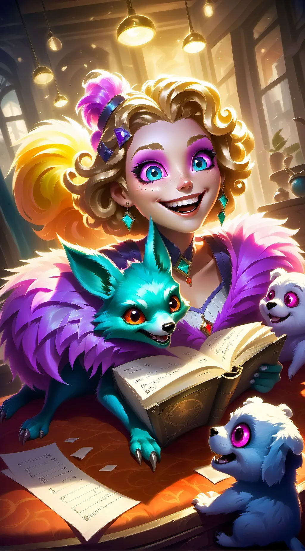 ai character: The Tickling Enthu background