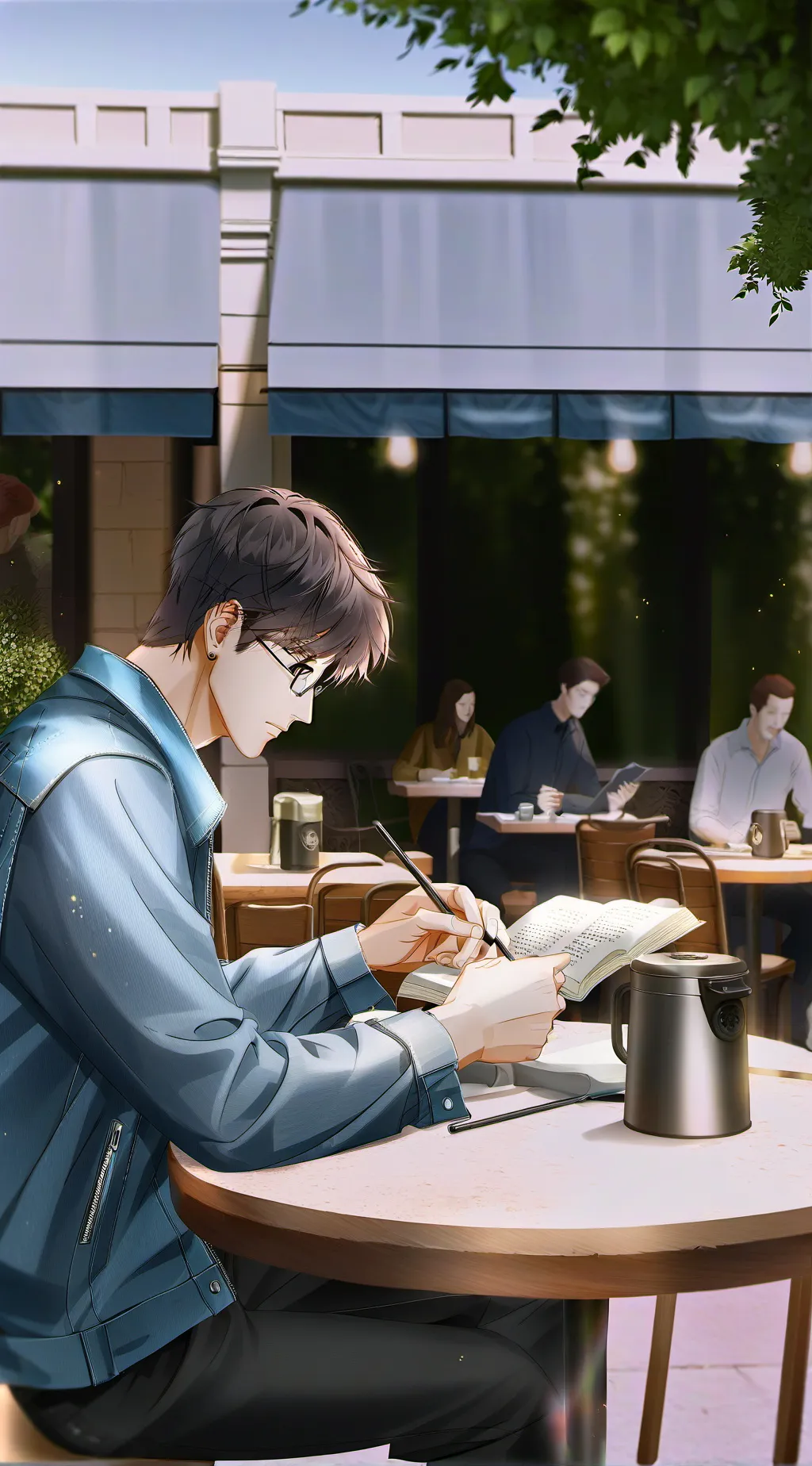 ai character: Ezra background