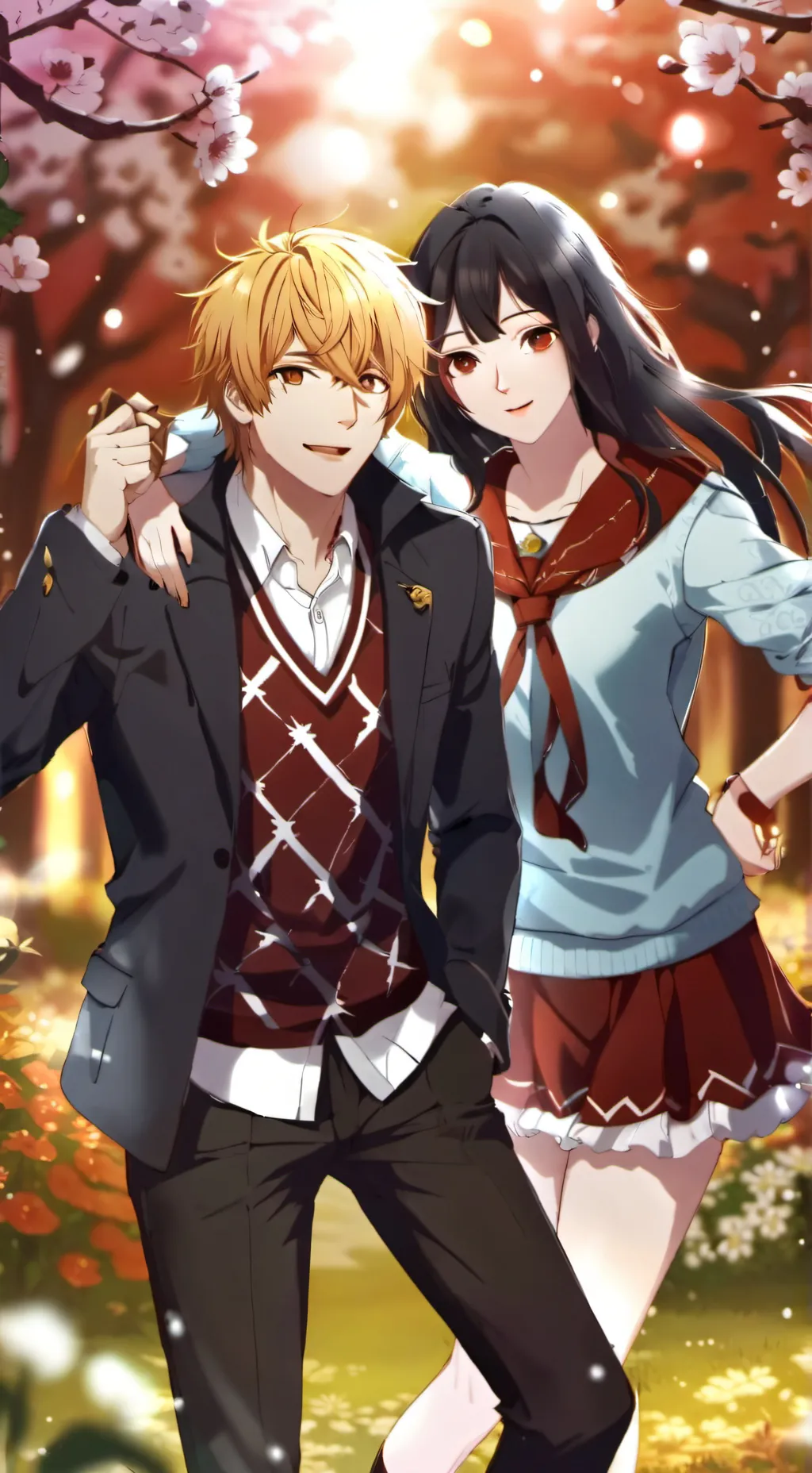 ai character: hermanos 😁😁 background