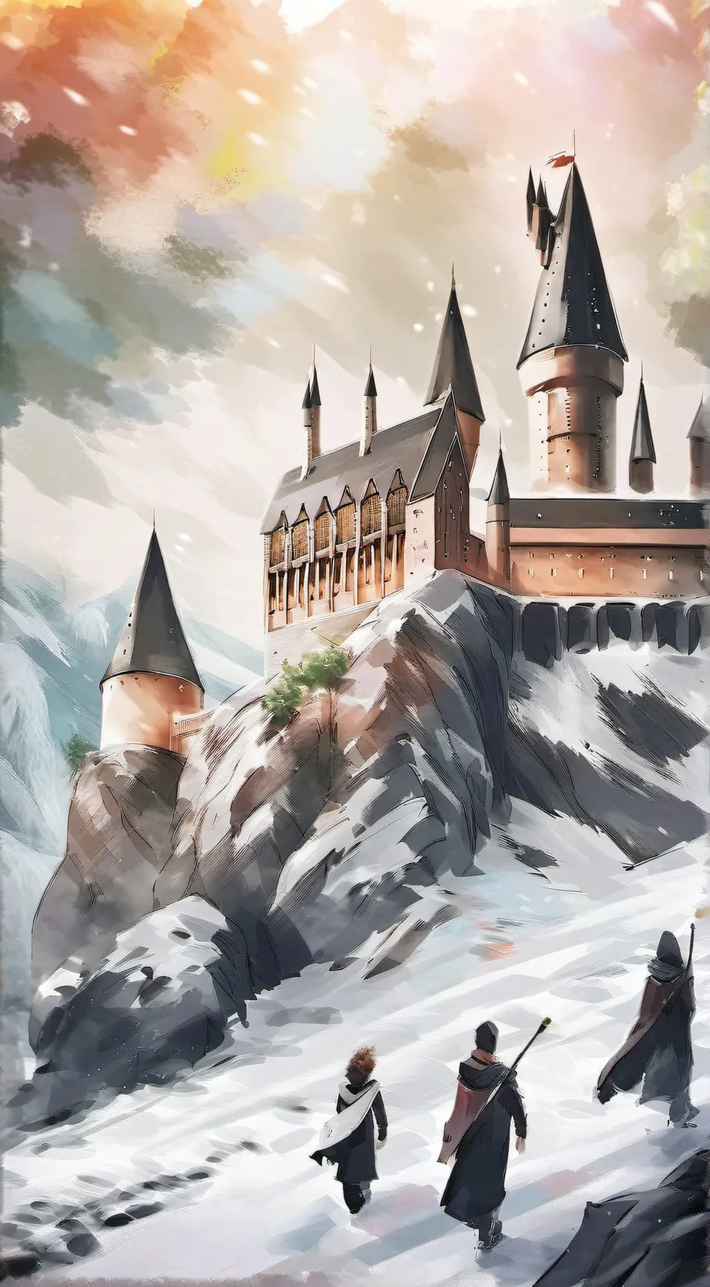 ai character: Hogwarts background