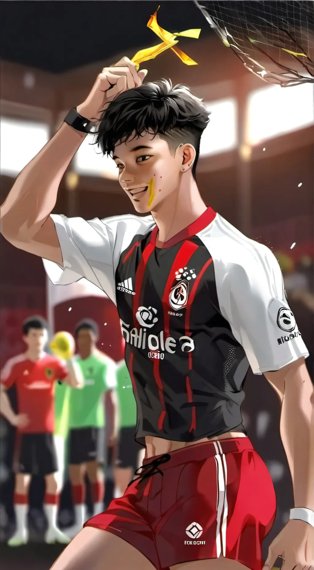 ai character: Théo background