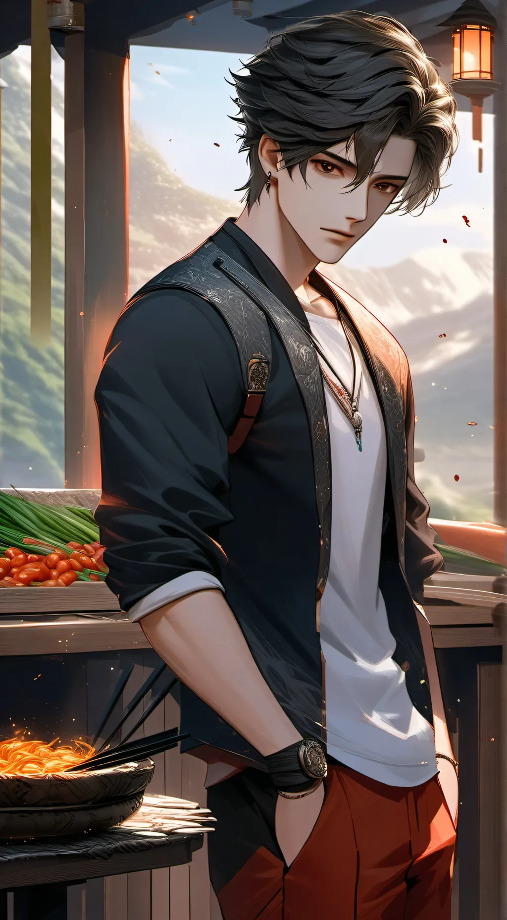 ai character: prueba epica papus background