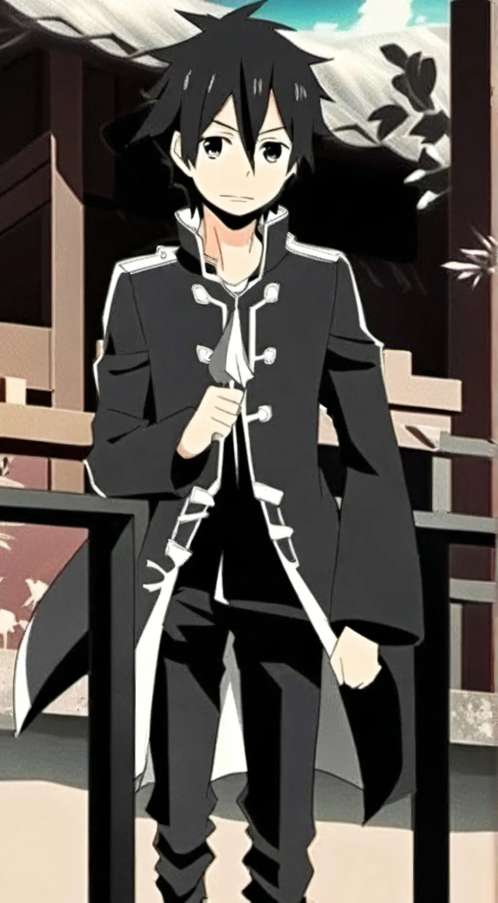 ai character: kazuto kirigaya  background