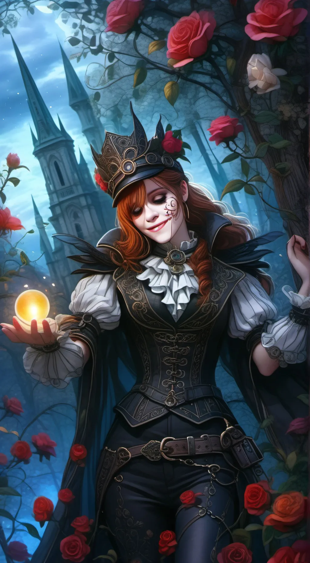 ai character: leona background