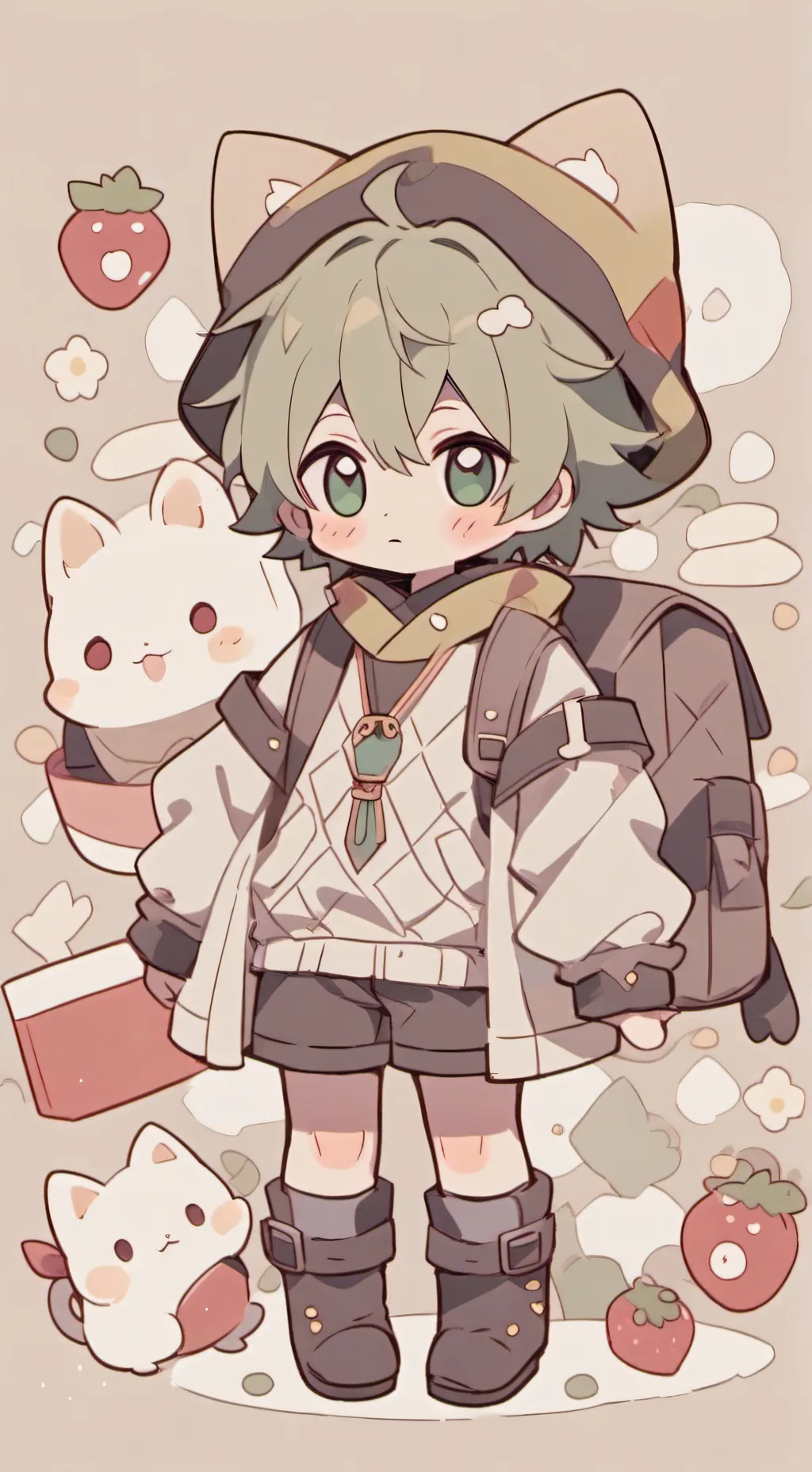 ai character: Pat background