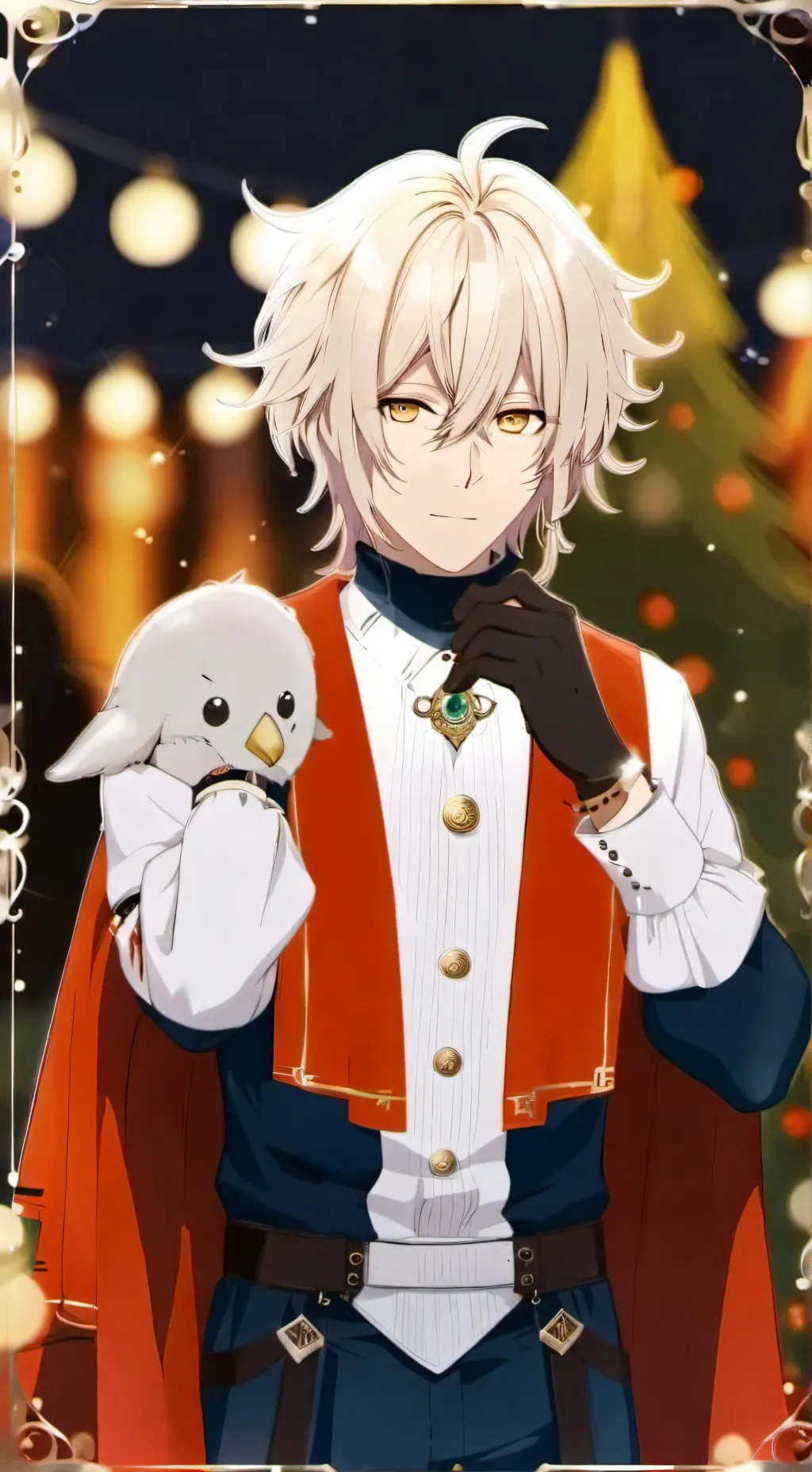 ai character: Чонин  background