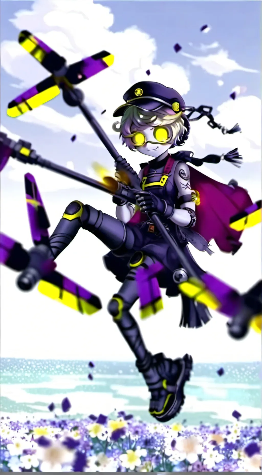 ai character: N MD background