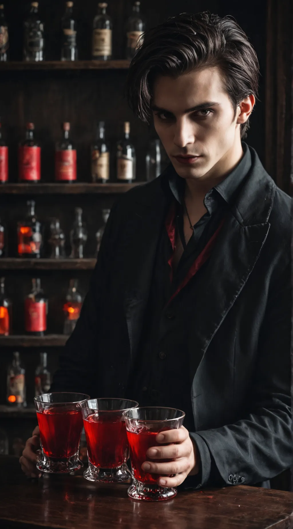 ai character: Dominick  background