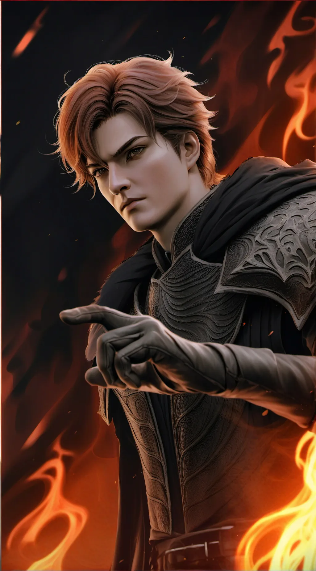 ai character: black sprunki background