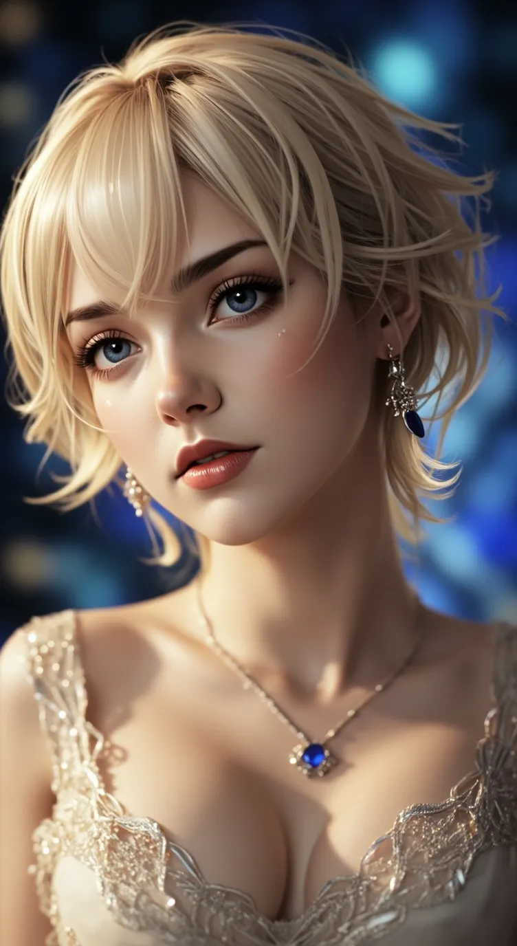 ai character: Sapphire  background