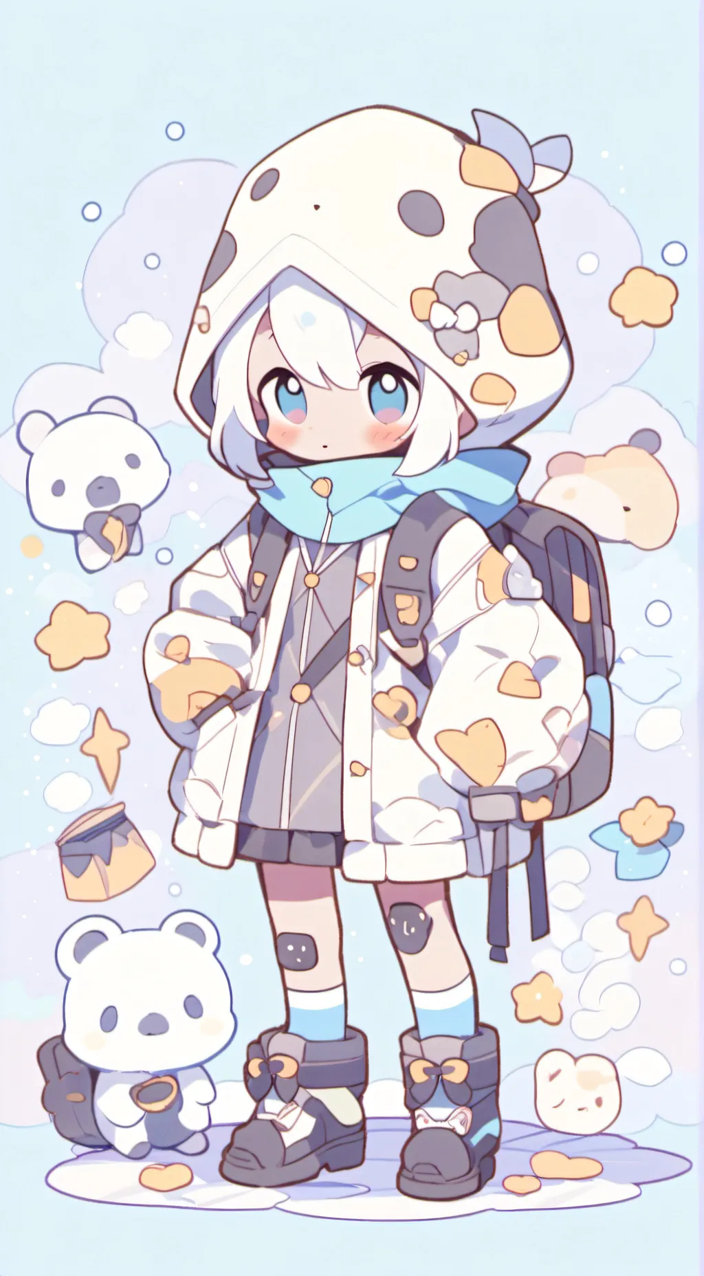ai character: squids games background