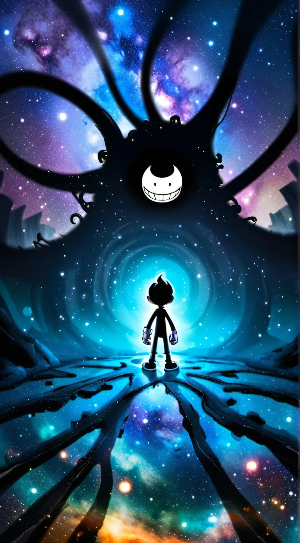 ai character: Bendy background